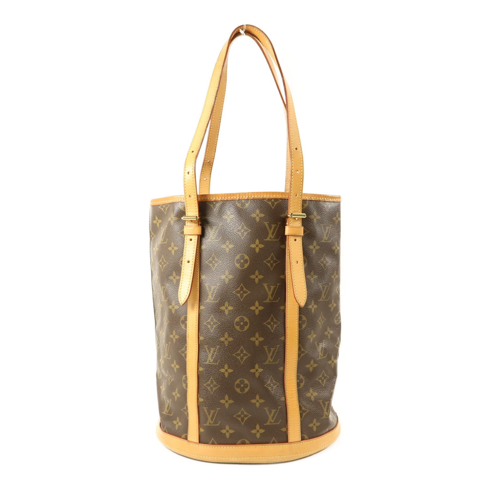 LOUIS VUITTON Monogram Bucket GM金扣手挽袋