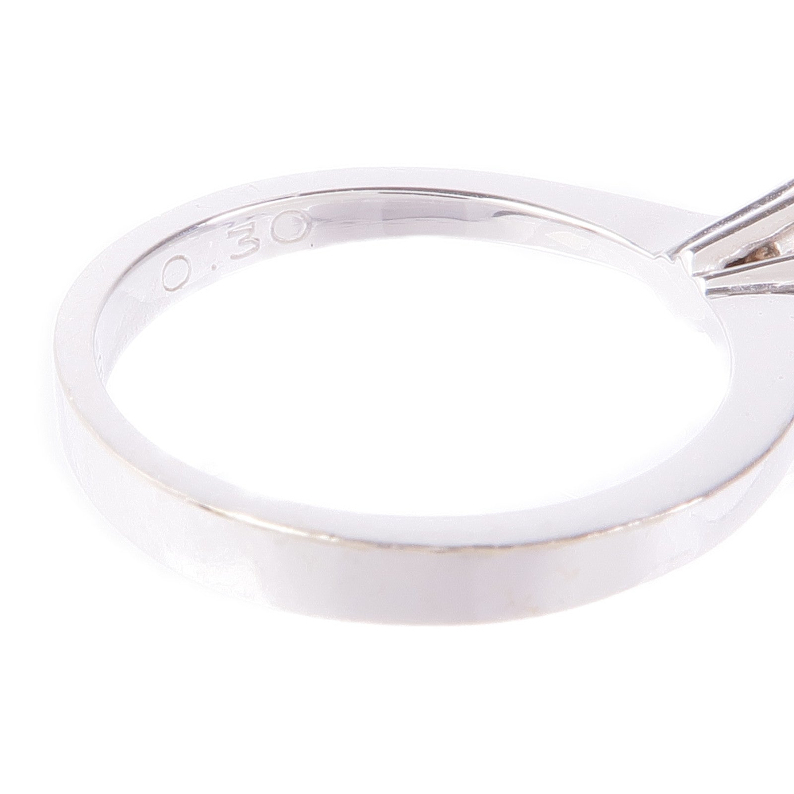 JEWELRY 【激減優惠】14K白金Diamond Ring鑽石戒指US#5.75
