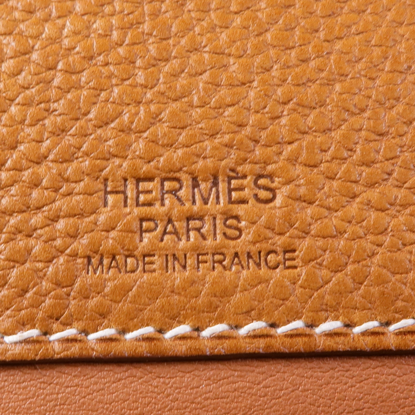 HERMES Saddle皮革Sac a Depeches 29銀扣肩背袋Gold