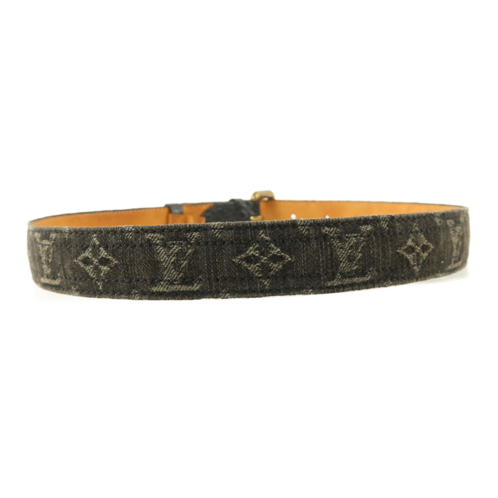 LOUIS VUITTON Monogram Denim Ceinture Belt皮帶