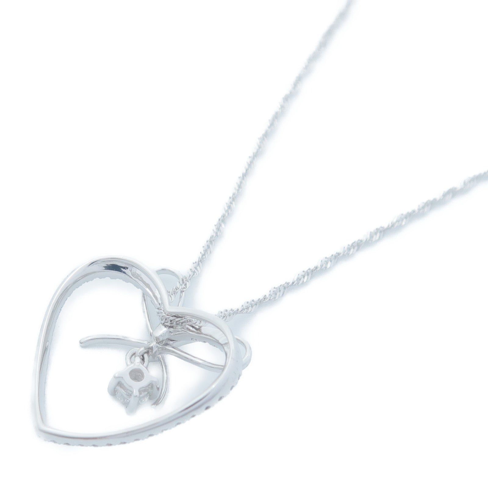 JEWELRY 18K白金Diamond Necklace鑽石項鍊
