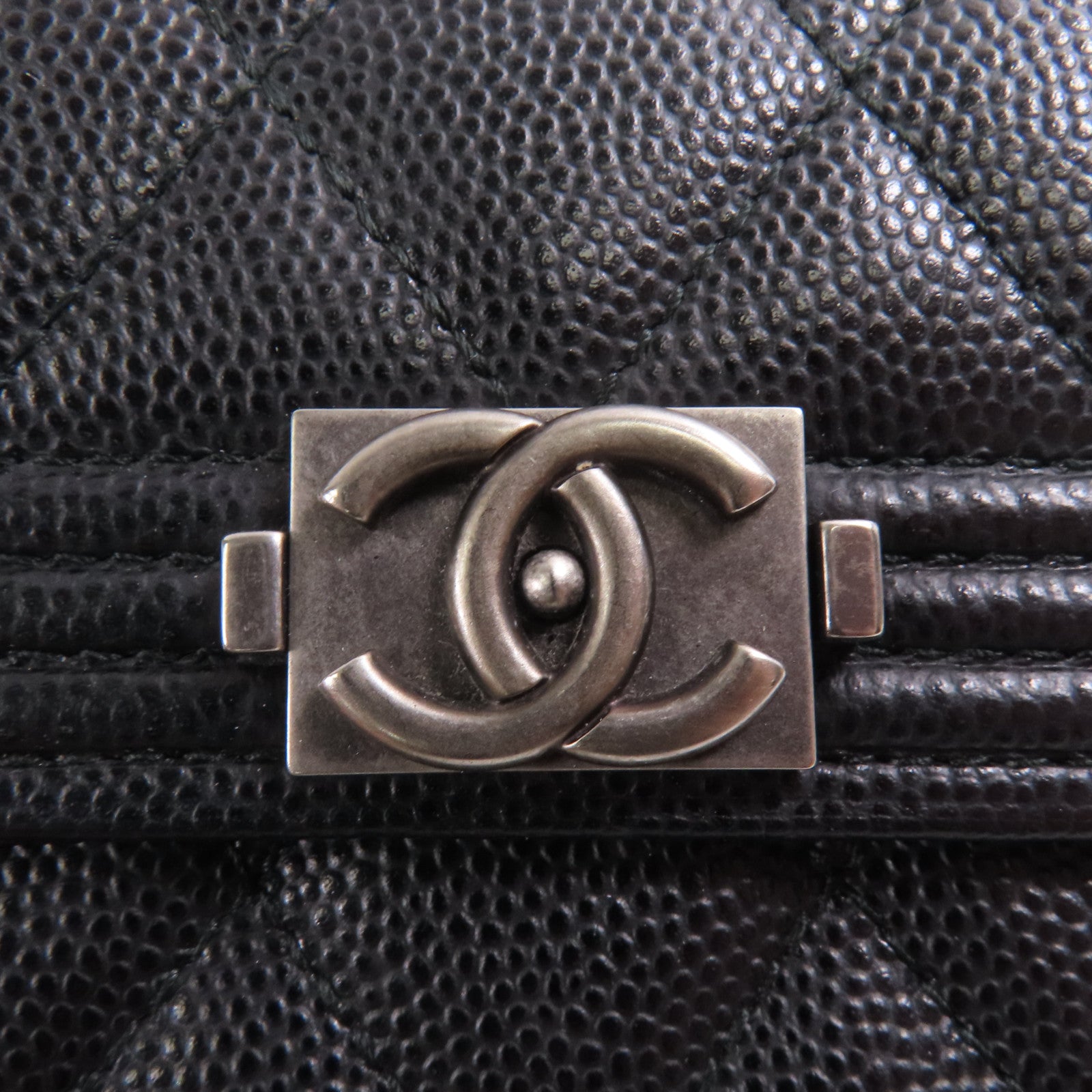 CHANEL 牛皮皮革Boy Wallet錢包
