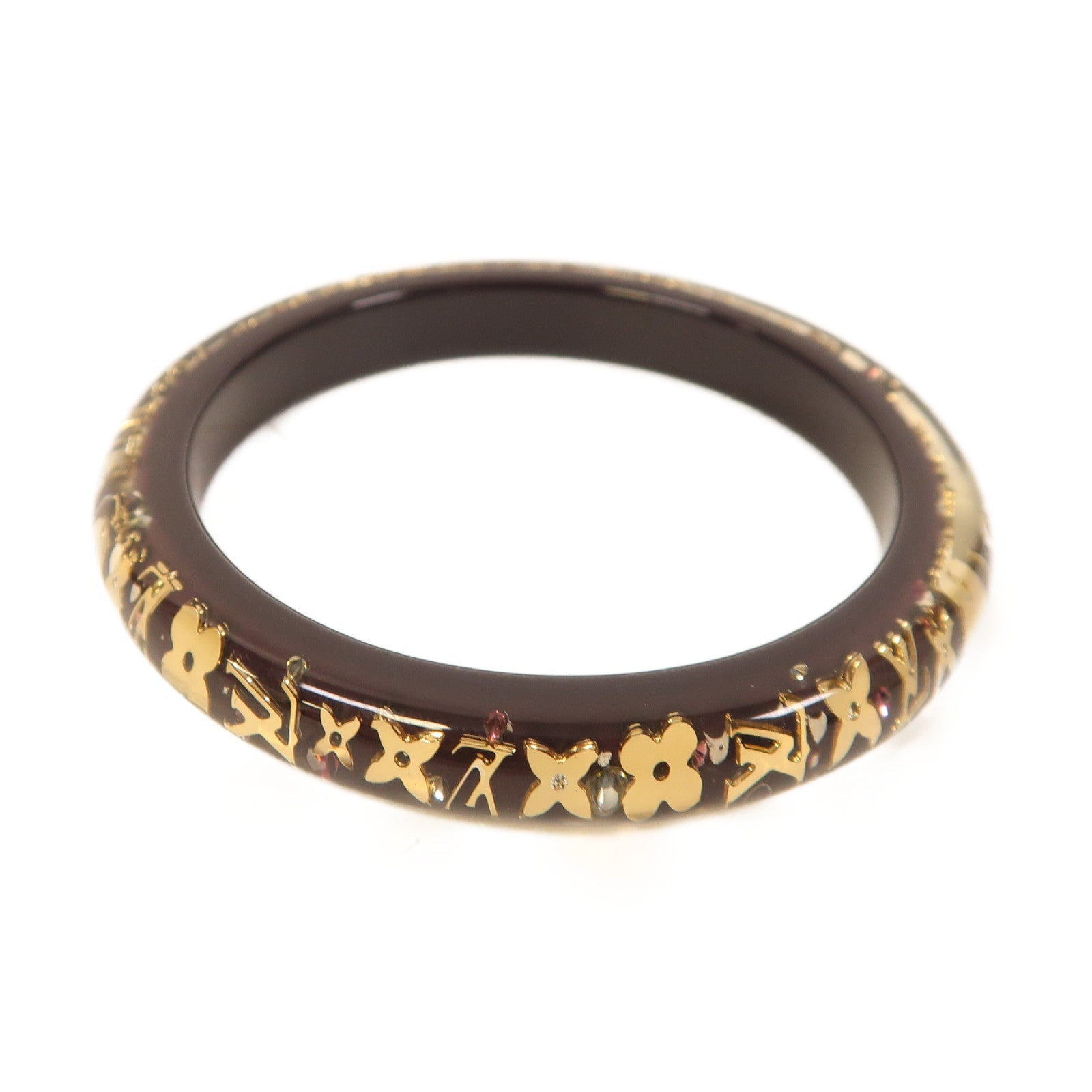 LOUIS VUITTON PVC Bangle手鐲啡色