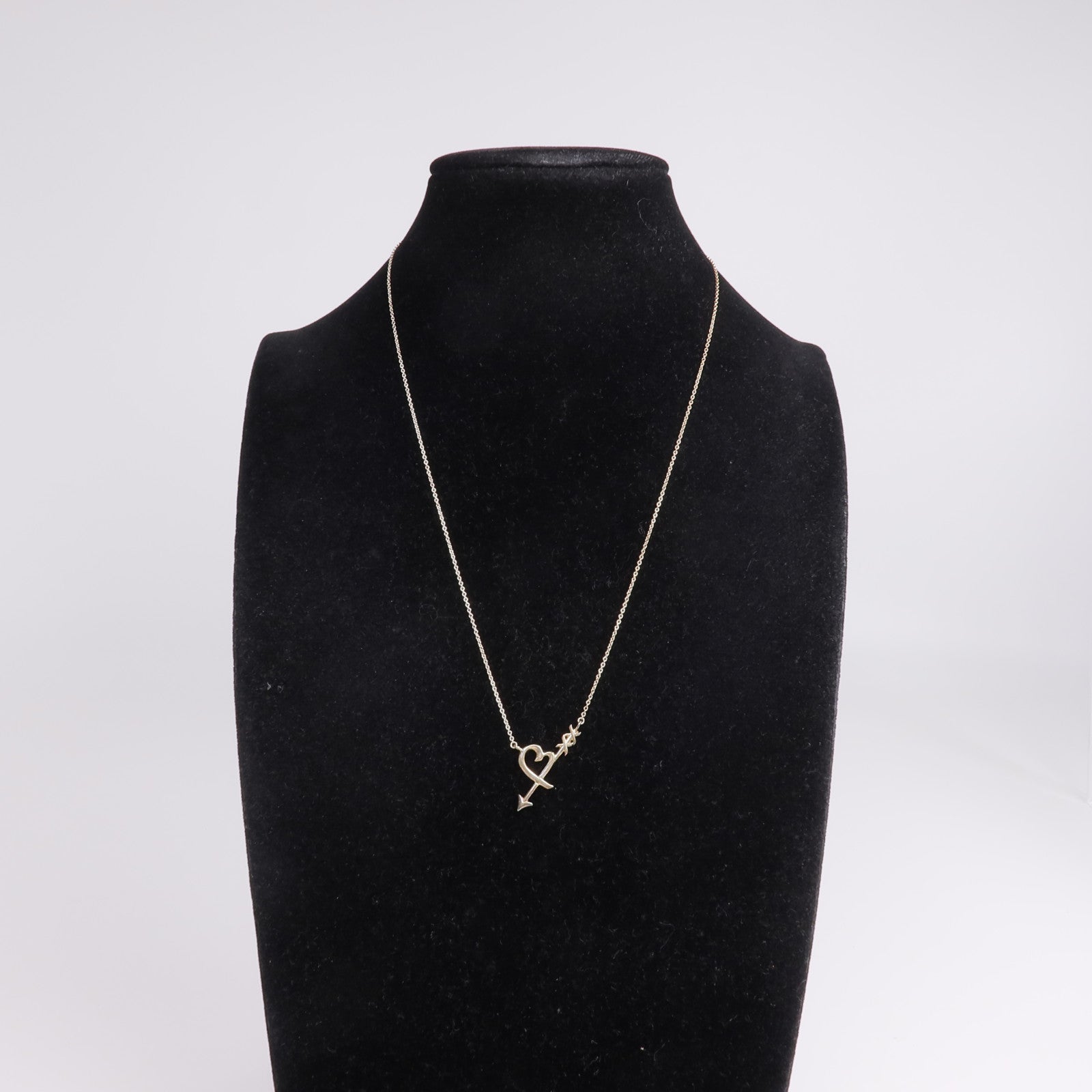 TIFFANY＆CO 925純銀Heart & Arrow Necklace項鍊