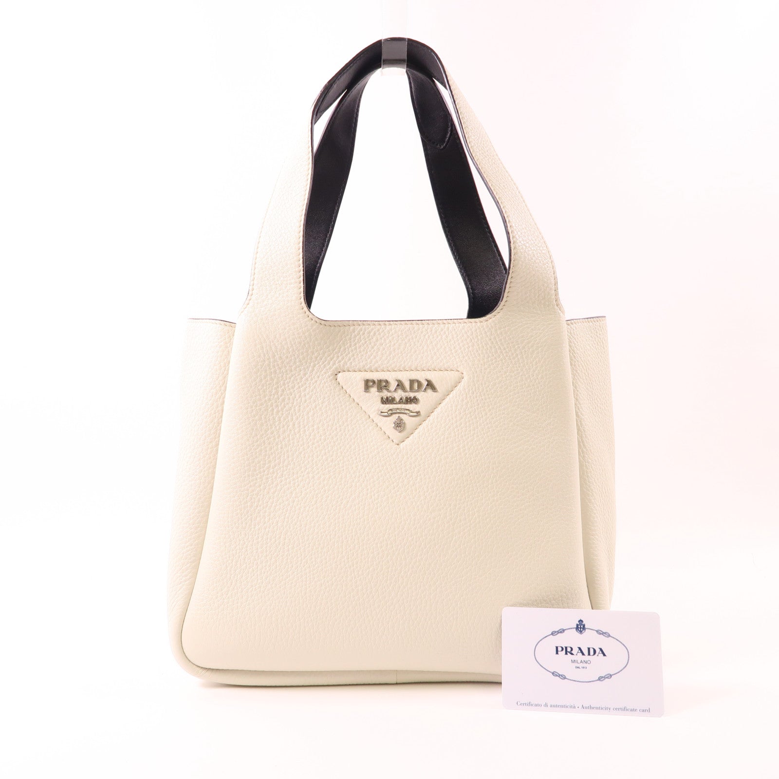 PRADA 【激減優惠】羊皮皮革Dynamique Handbag手挽袋