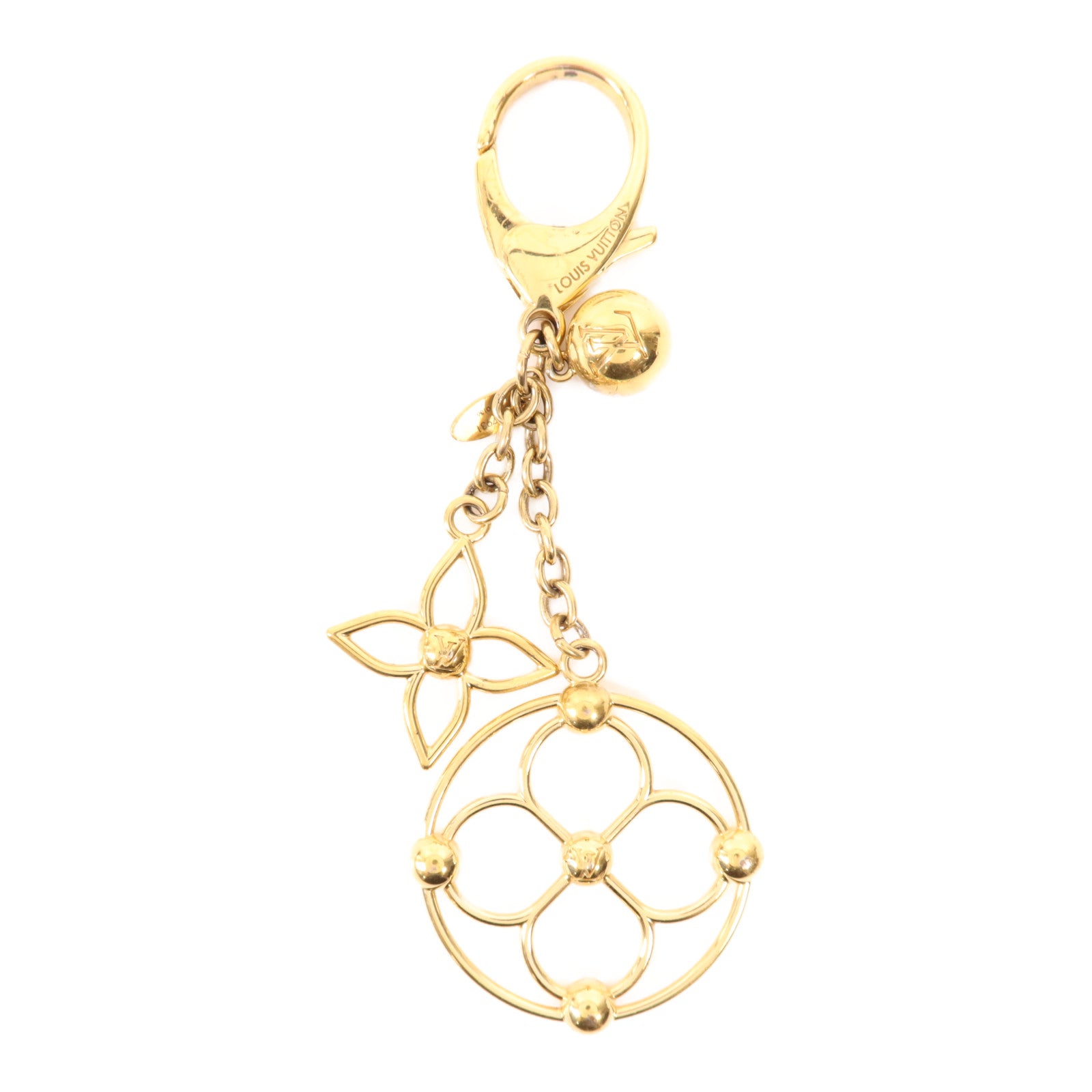 LOUIS VUITTON 金屬Bloomy Flower Charm掛飾