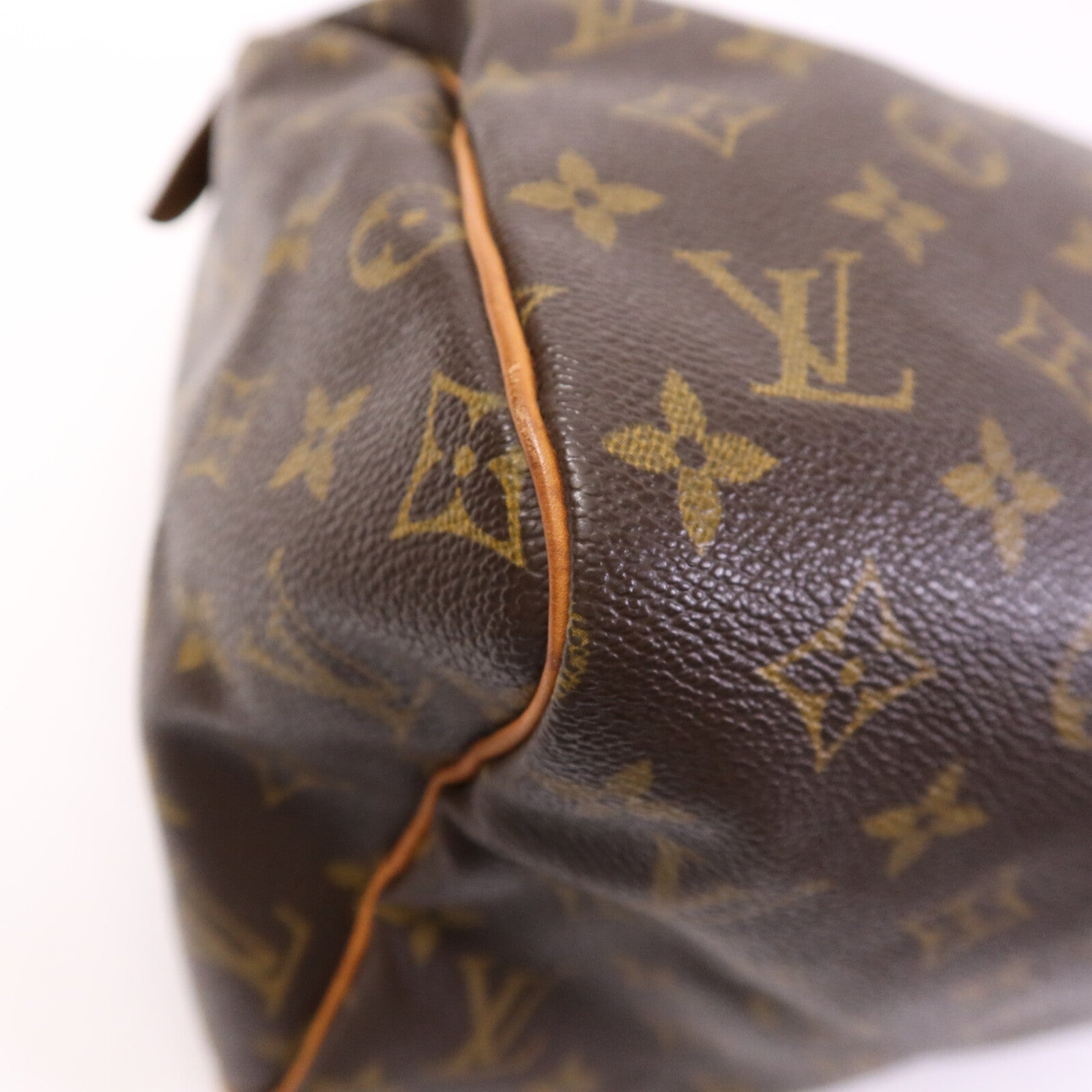 LOUIS VUITTON Monogram Speedy 30金扣手挽袋