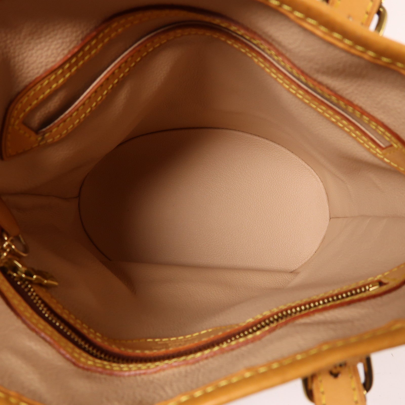 LOUIS VUITTON Monogram Petit Bucket金扣肩背袋棕色