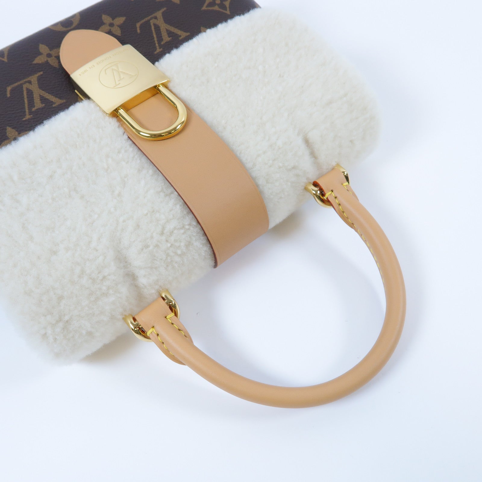LOUIS VUITTON **【激減優惠】Monogram Locky BB金扣手挽肩背兩用袋啡色