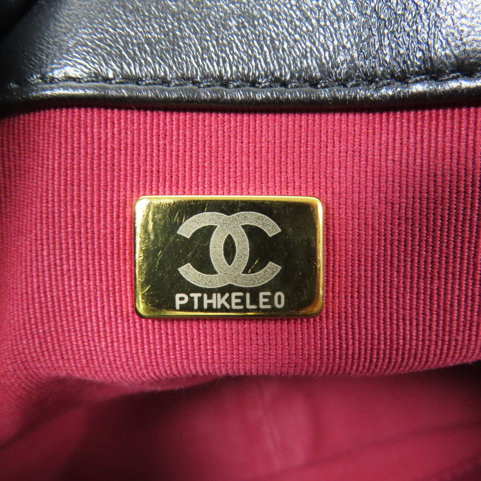 CHANEL 羊皮皮革Hobo Handbag金扣手挽肩背兩用袋