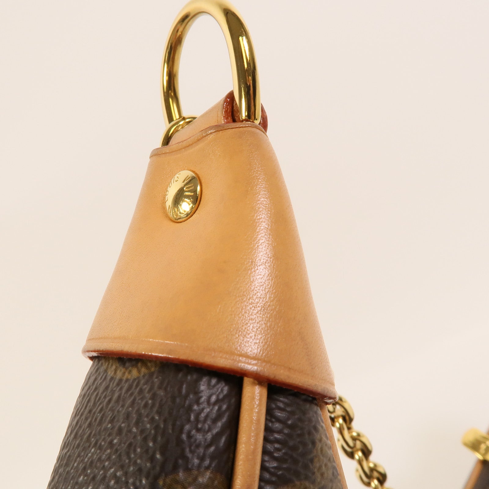 LOUIS VUITTON Monogram Loop金扣肩背袋棕色
