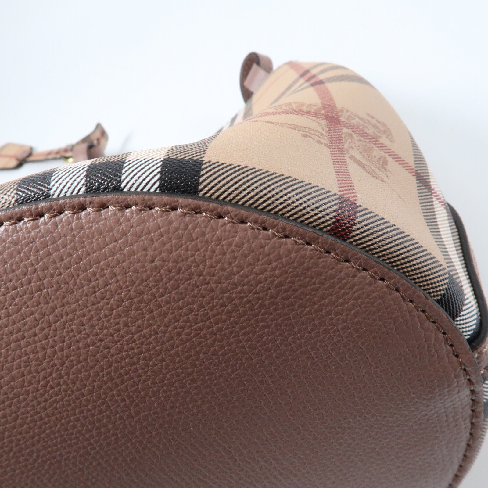BURBERRY PVC Haymarket肩背袋