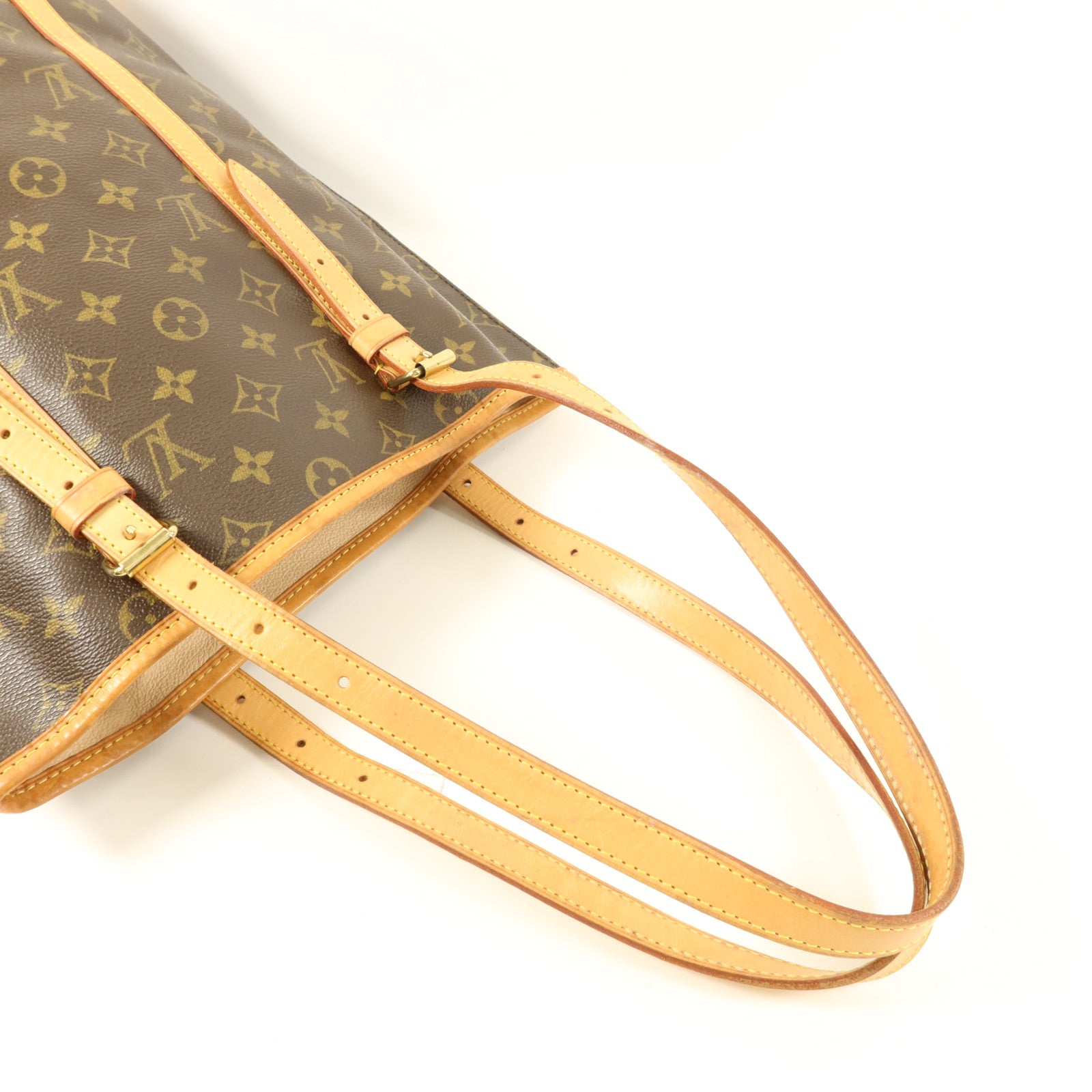LOUIS VUITTON Monogram Bucket GM金扣手挽袋
