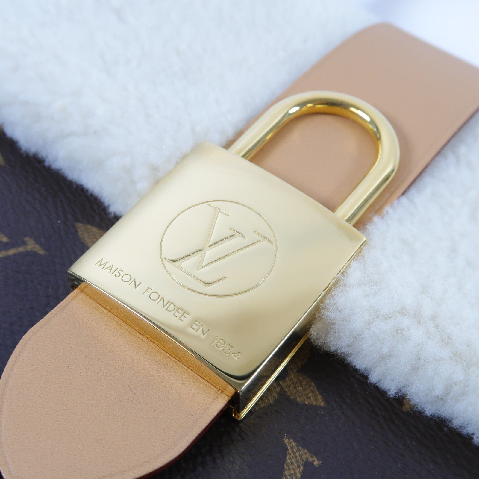 LOUIS VUITTON **【激減優惠】Monogram Locky BB金扣手挽肩背兩用袋啡色