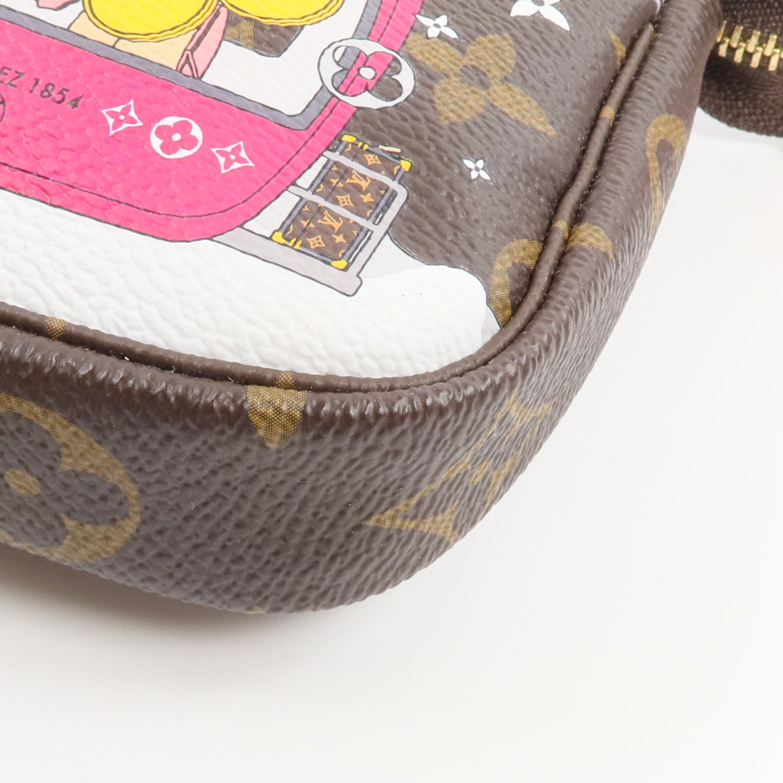 LOUIS VUITTON Monogram Vivienne Accessories Pouch鏈帶手拿包