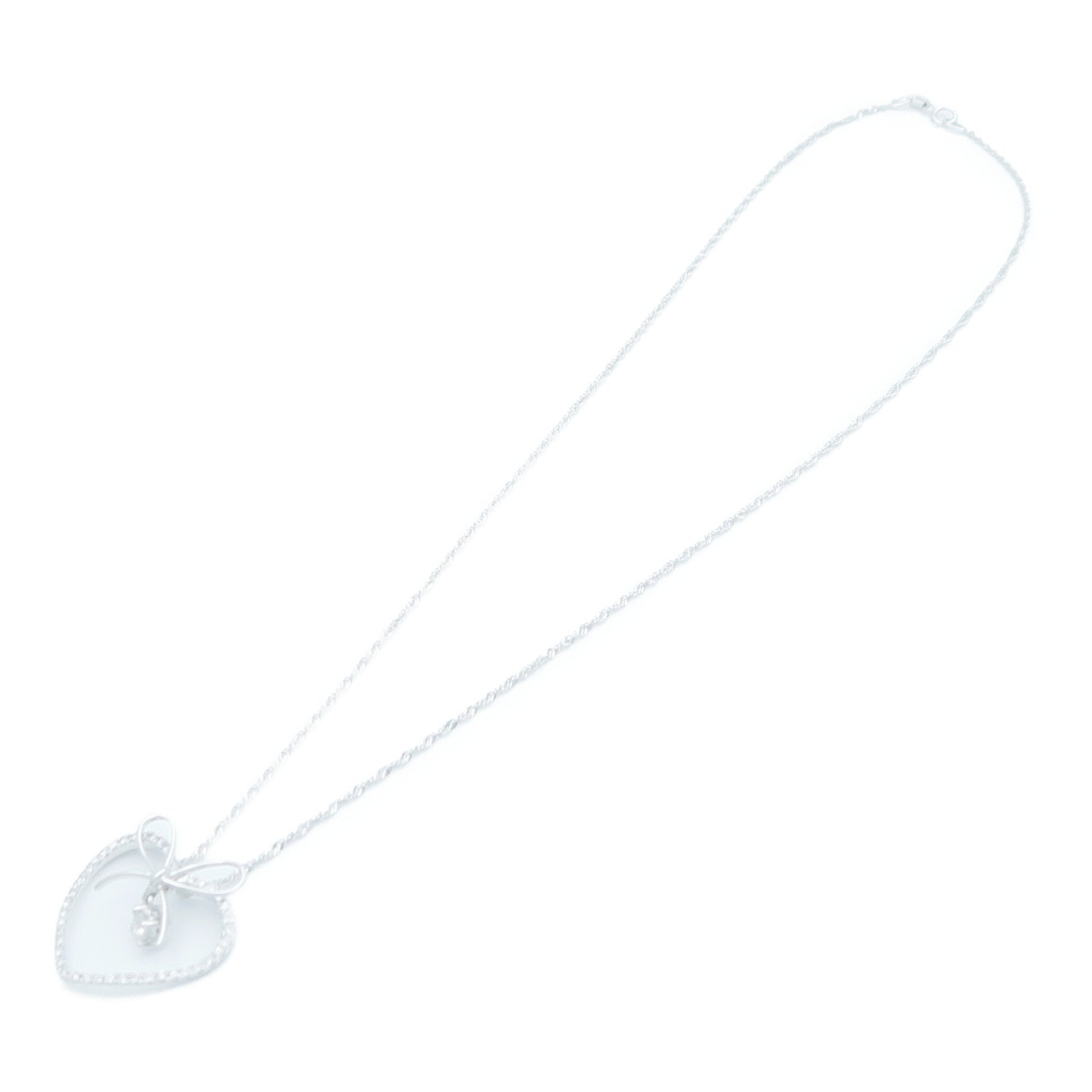JEWELRY 18K白金Diamond Necklace鑽石項鍊