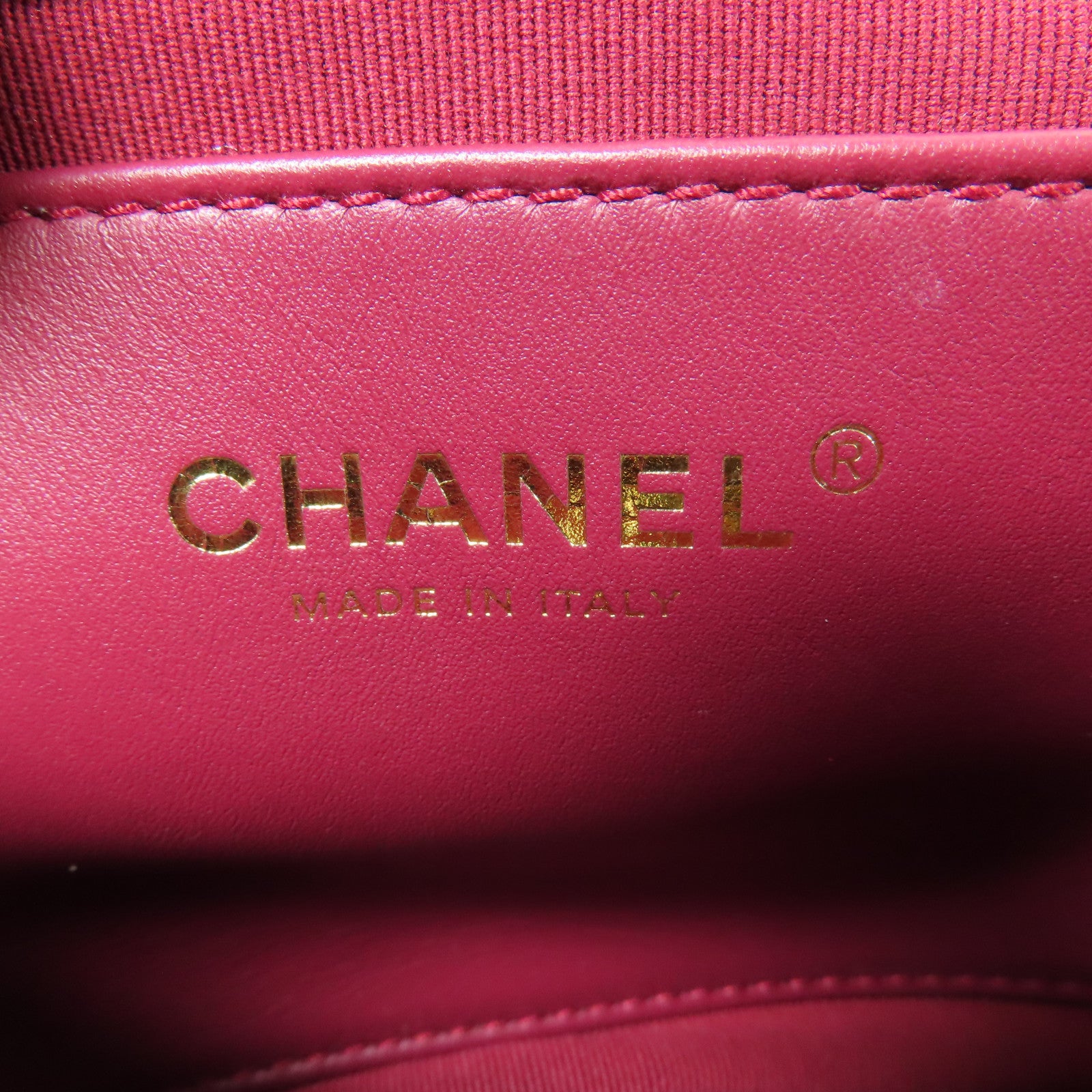 CHANEL 羊皮皮革Hobo Handbag金扣手挽肩背兩用袋