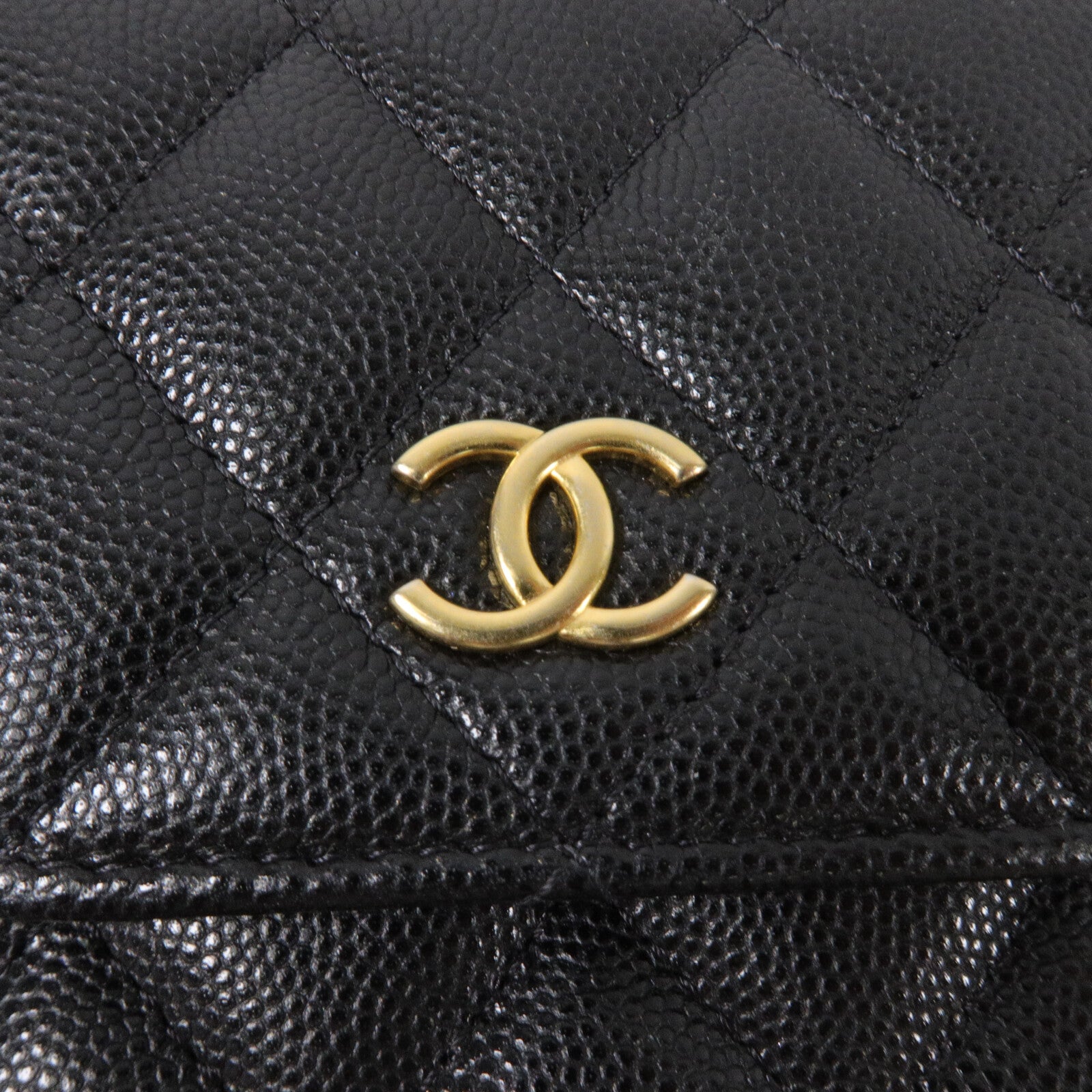 CHANEL 牛皮皮革Phone Bag鏈帶肩背袋