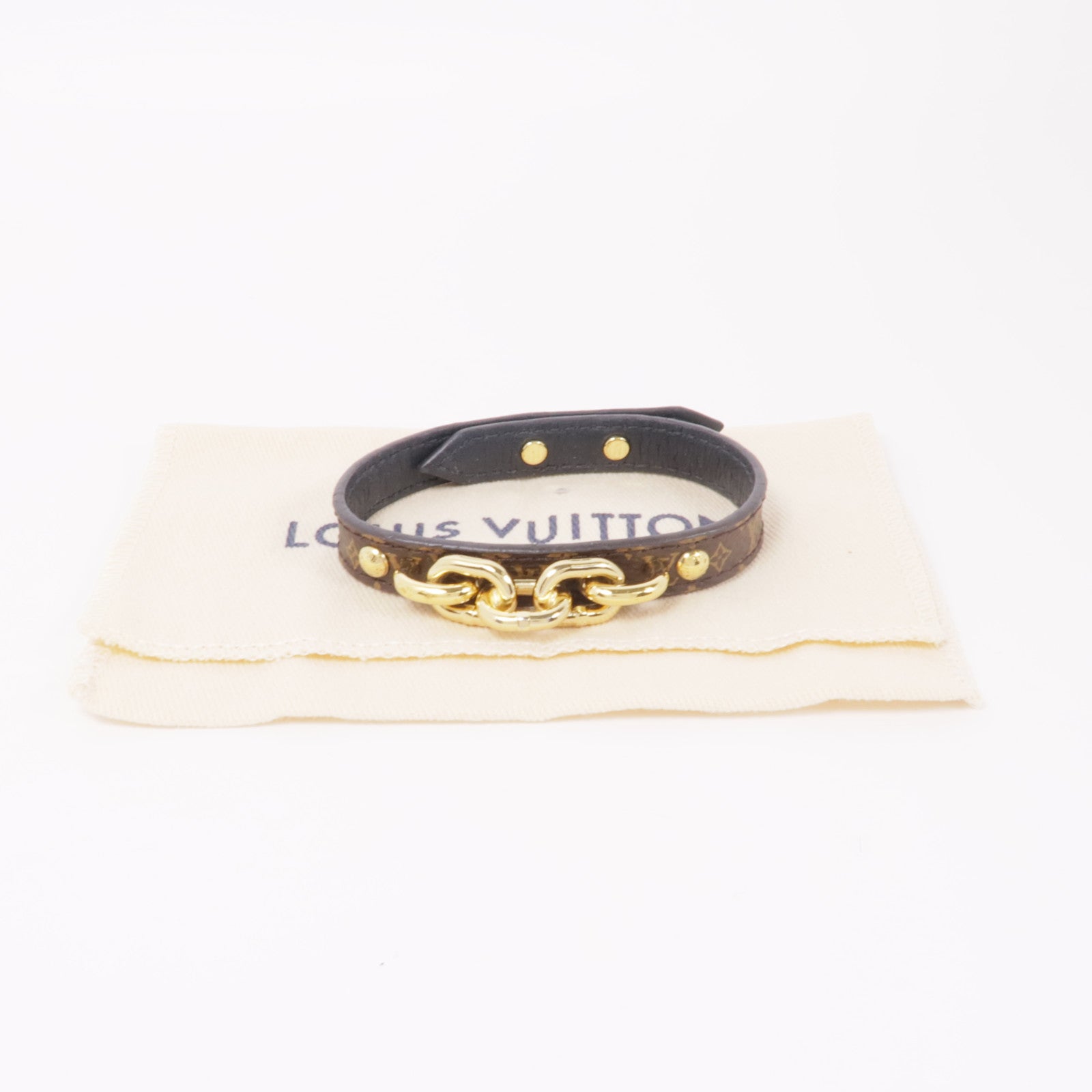 LOUIS VUITTON 【激減優惠】Monogram Twist The Chain金扣手鐲