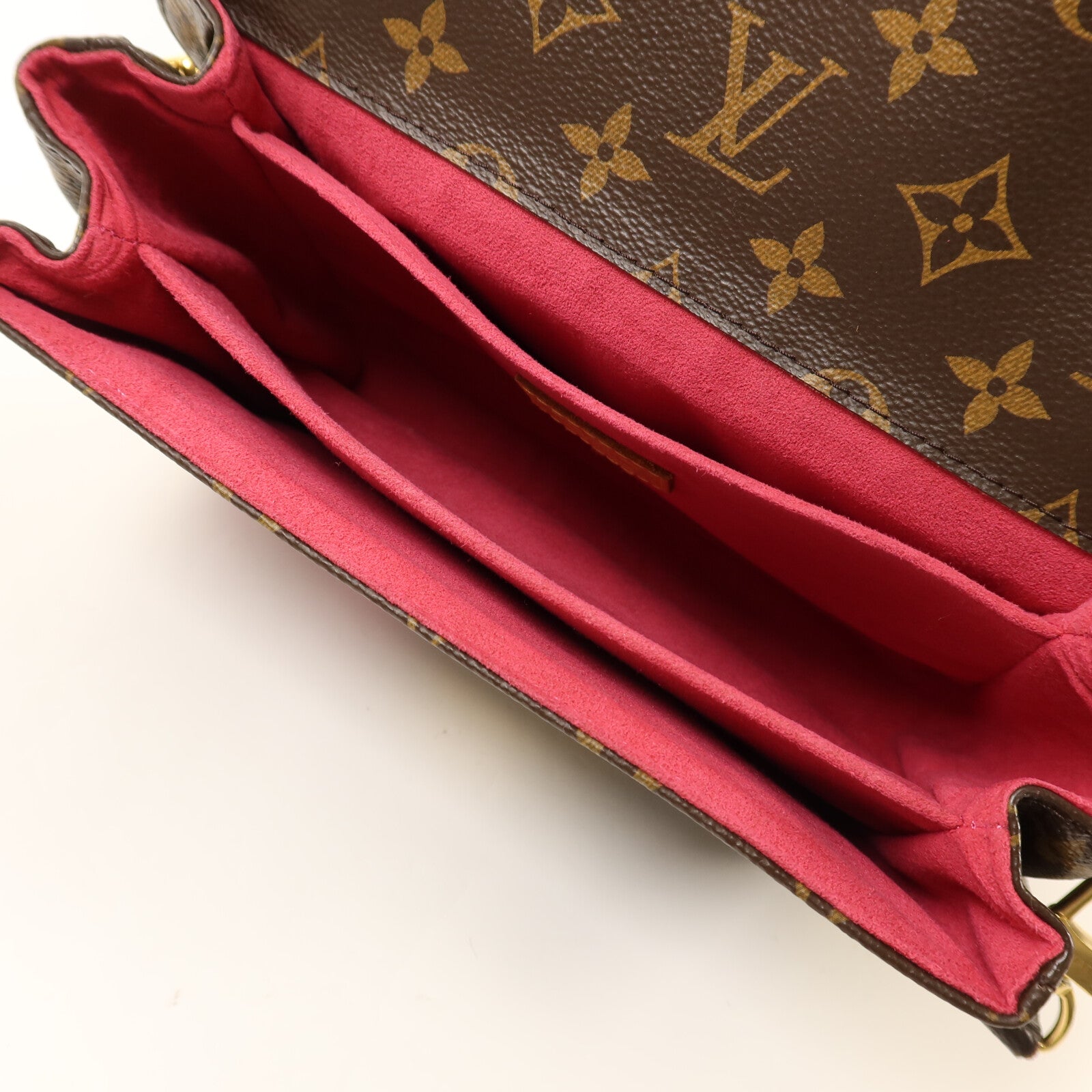 LOUIS VUITTON Monogram Patches Pochette Metis金扣手挽肩背兩用袋