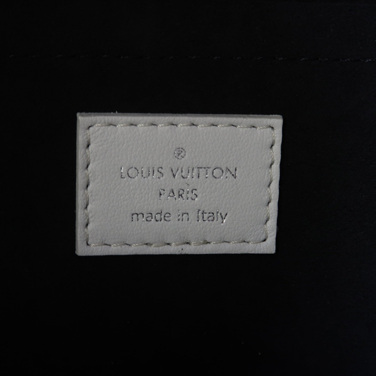 LOUIS VUITTON 【激減優惠】牛皮皮革Palm Springs PM銀扣背包白色/黑色