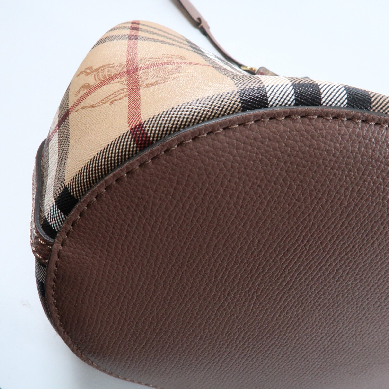 BURBERRY PVC Haymarket肩背袋