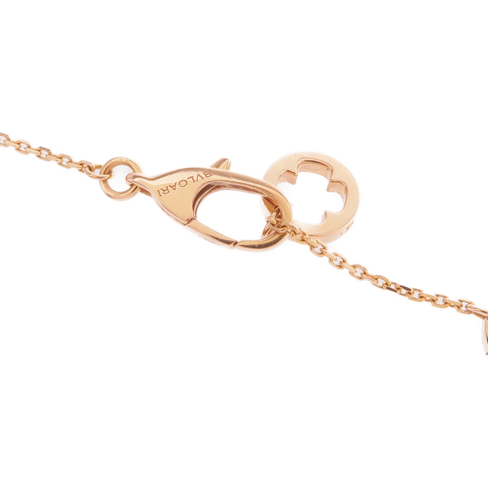 BVLGARI 18K玫瑰金Fiorever Diamond Necklace鑽石項鍊