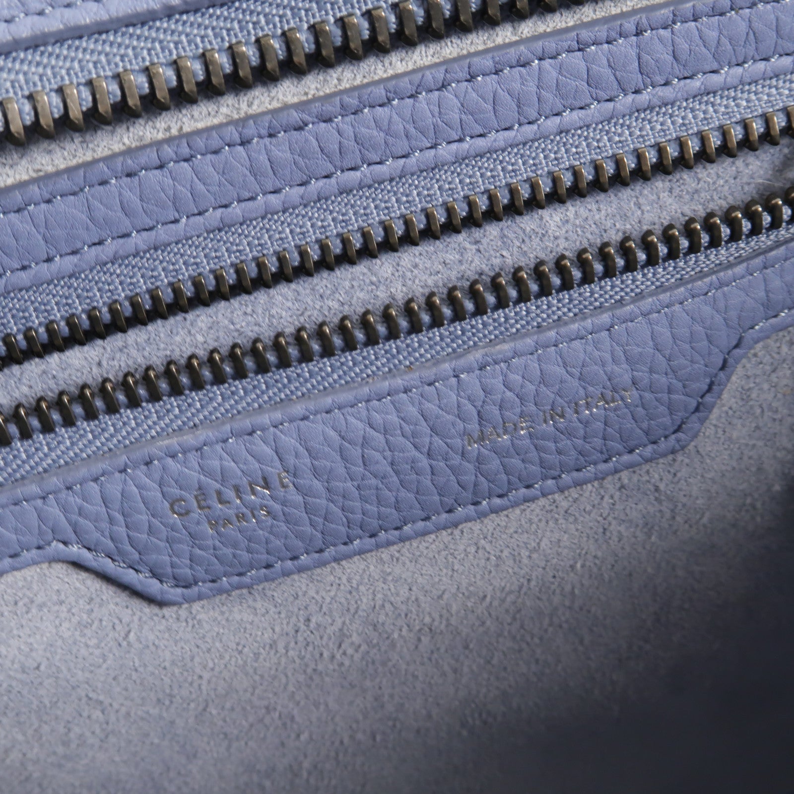 CELINE 牛皮皮革Micro Luggage手挽袋