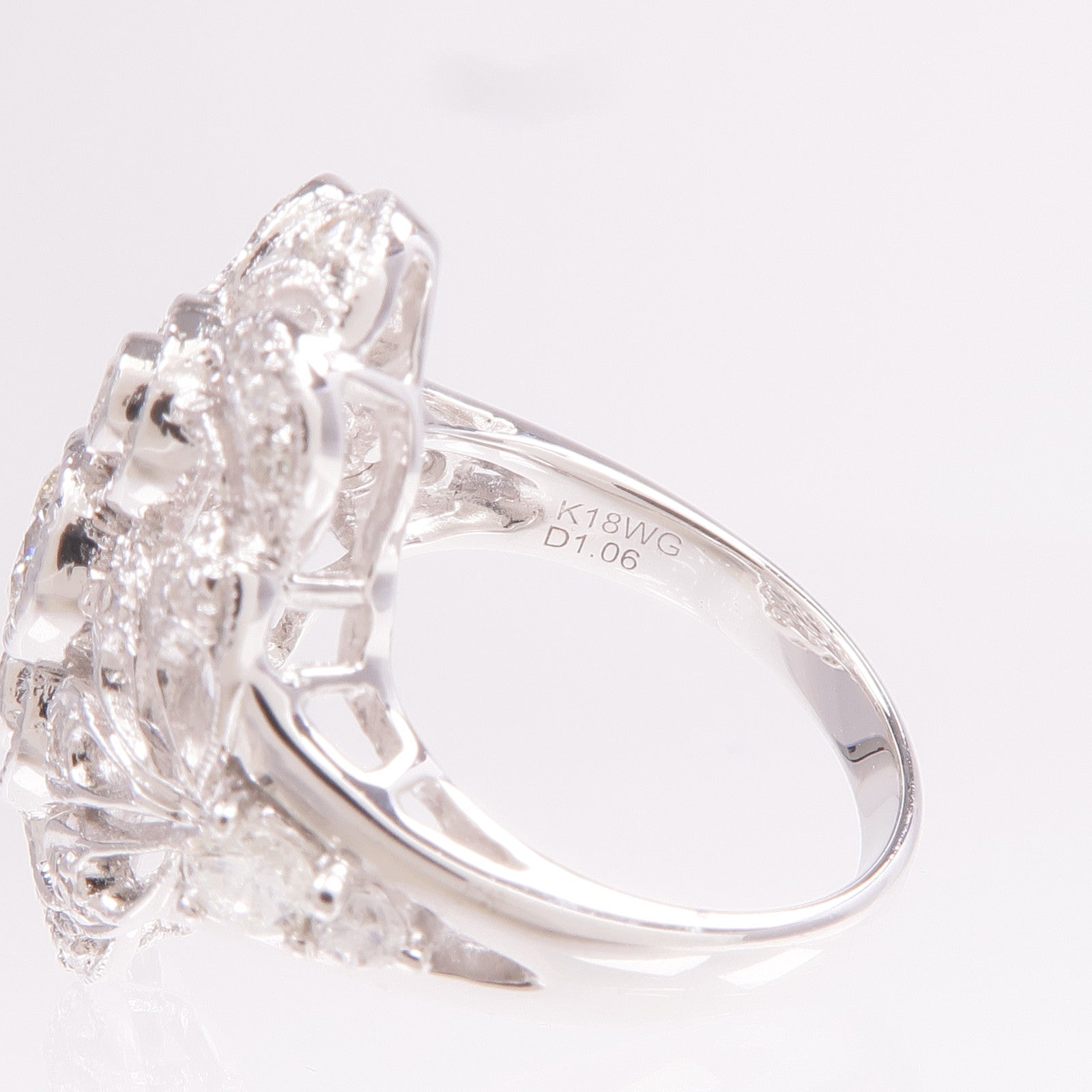 JEWELRY 【激減優惠】18K白金Diamond Ring鑽石戒指US#6
