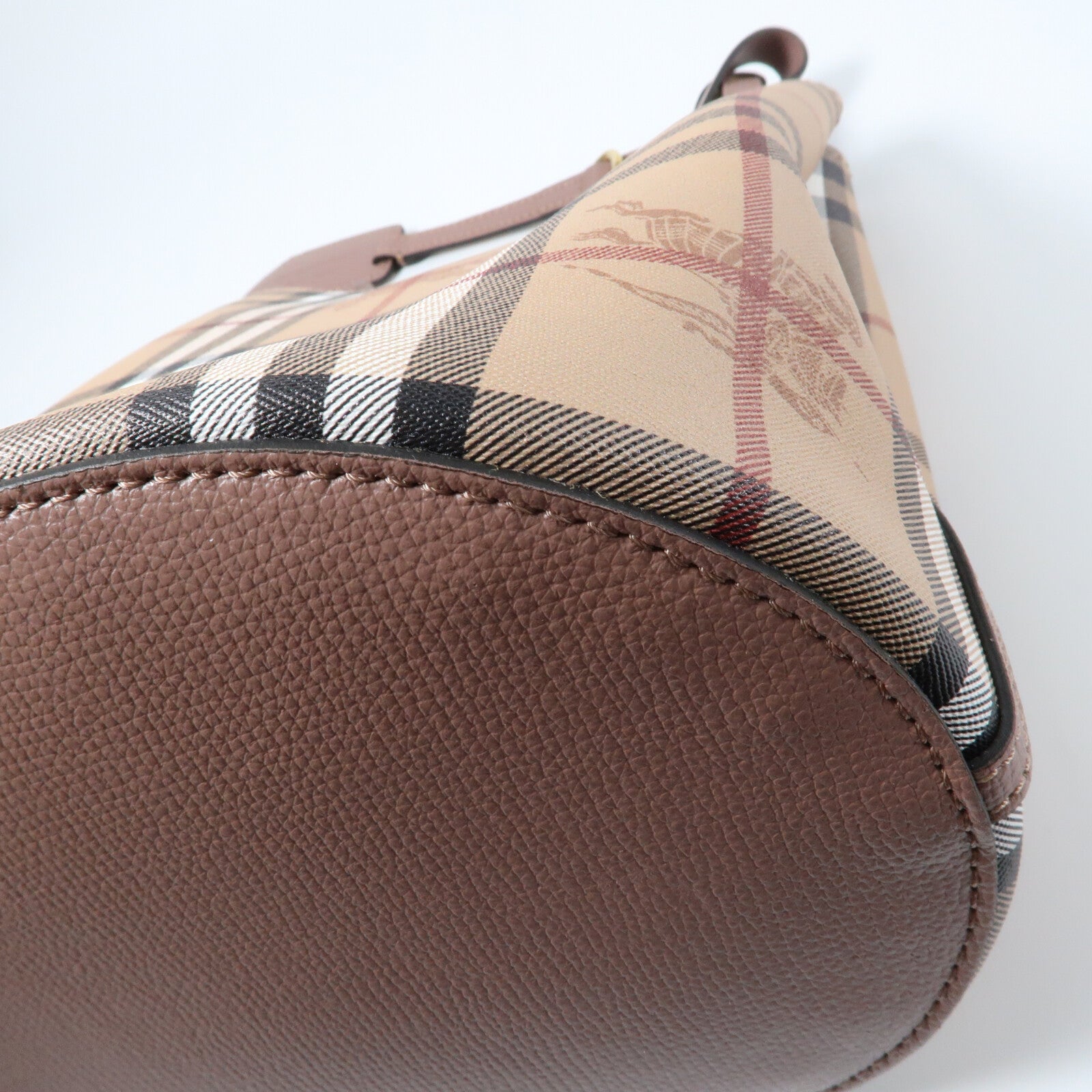 BURBERRY PVC Haymarket肩背袋