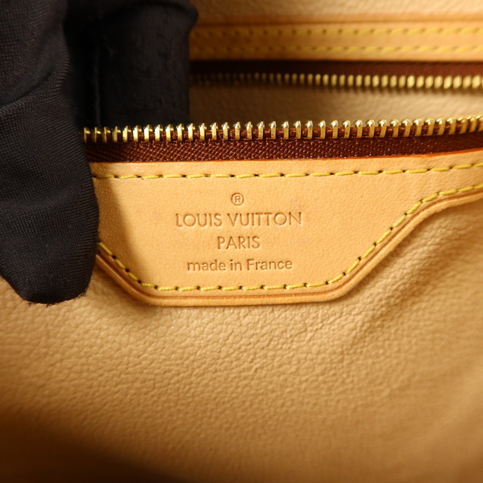 LOUIS VUITTON Monogram Bucket GM金扣手挽袋