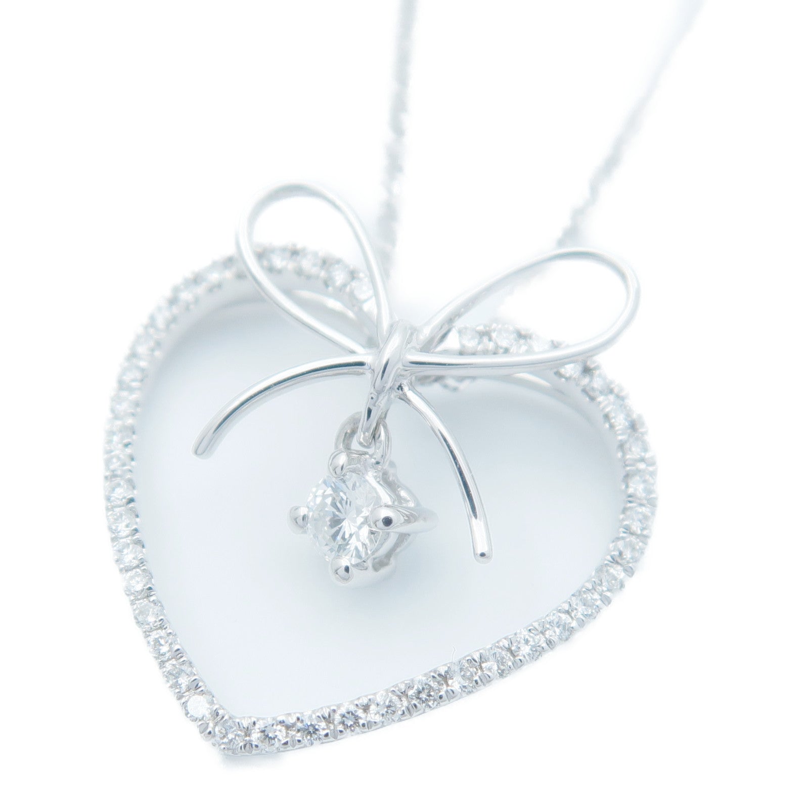JEWELRY 18K白金Diamond Necklace鑽石項鍊