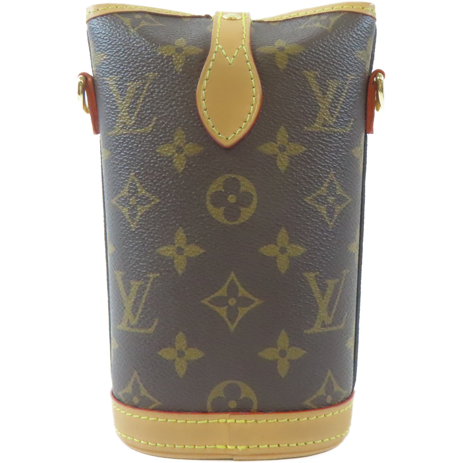 LOUIS VUITTON 【激減優惠】Monogram Fold Me Pouch金扣肩背袋啡色