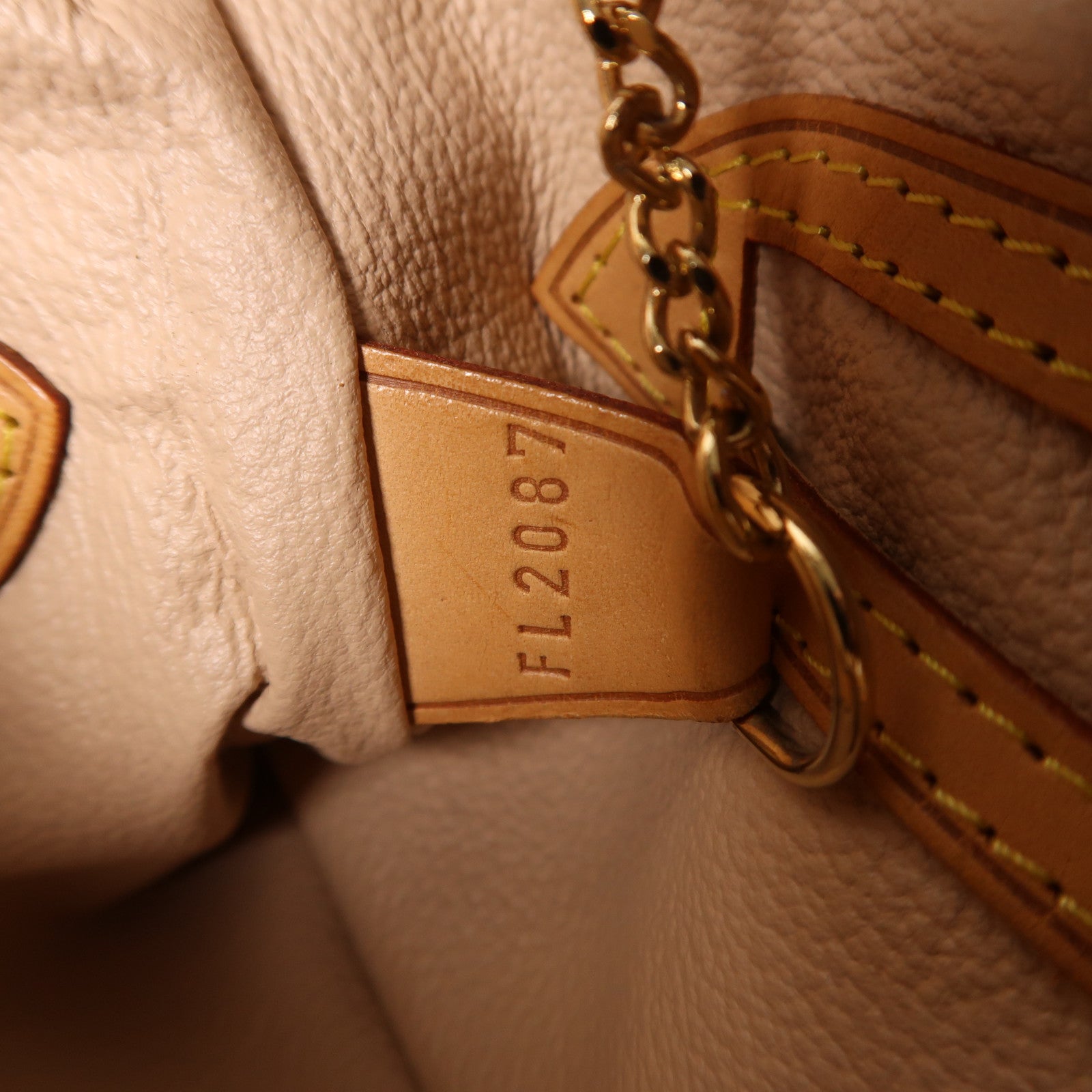 LOUIS VUITTON Monogram Petit Bucket金扣肩背袋棕色