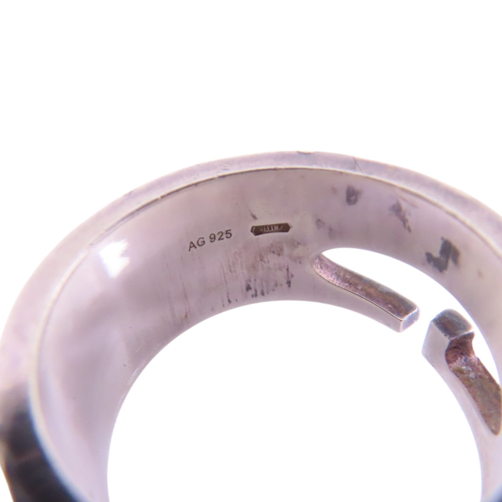 GUCCI 925純銀Silver Ring戒指#17/US#7.5