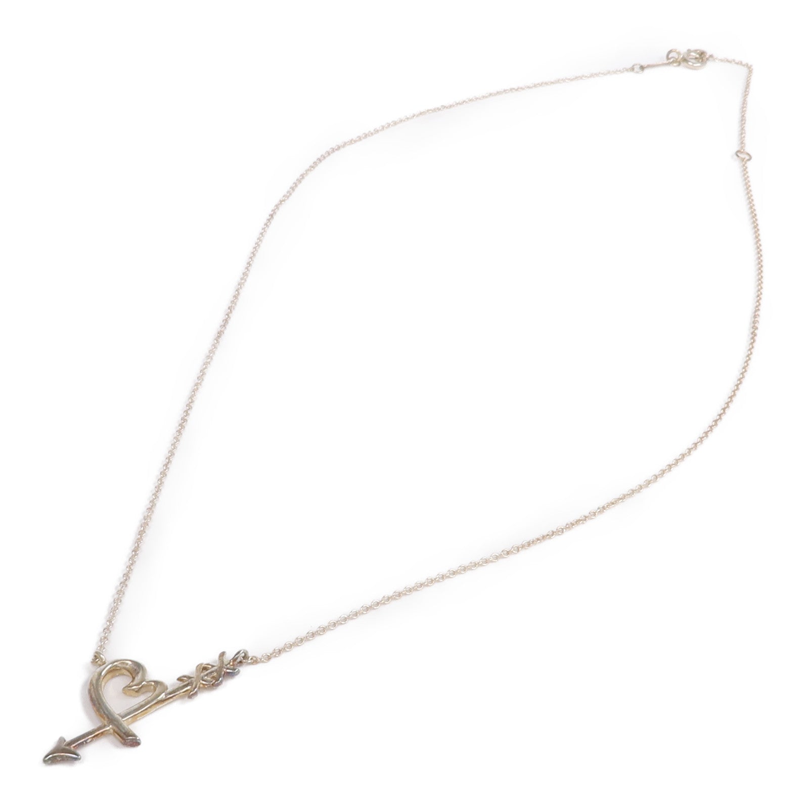 TIFFANY＆CO 925純銀Heart & Arrow Necklace項鍊