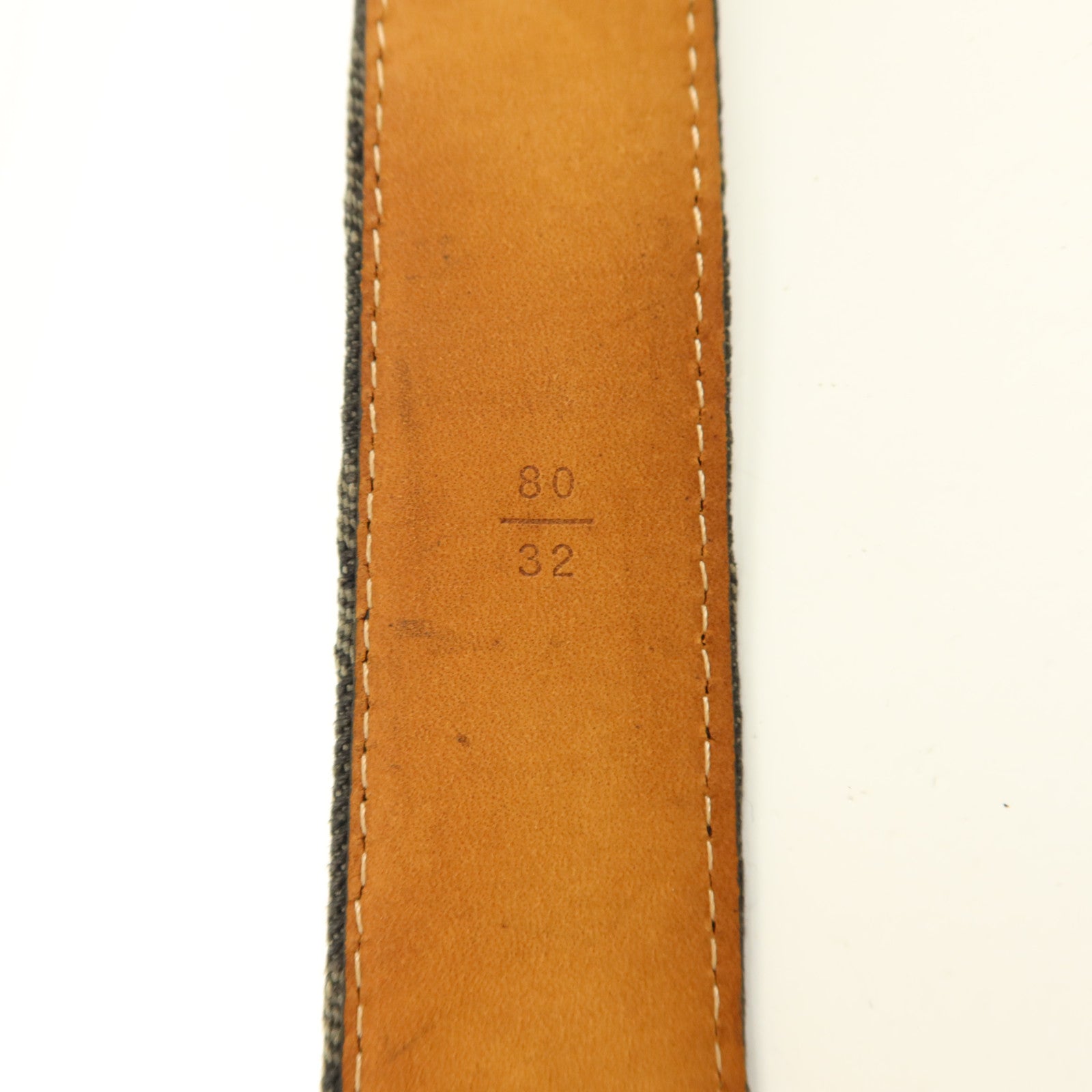 LOUIS VUITTON Monogram Denim Ceinture Belt皮帶