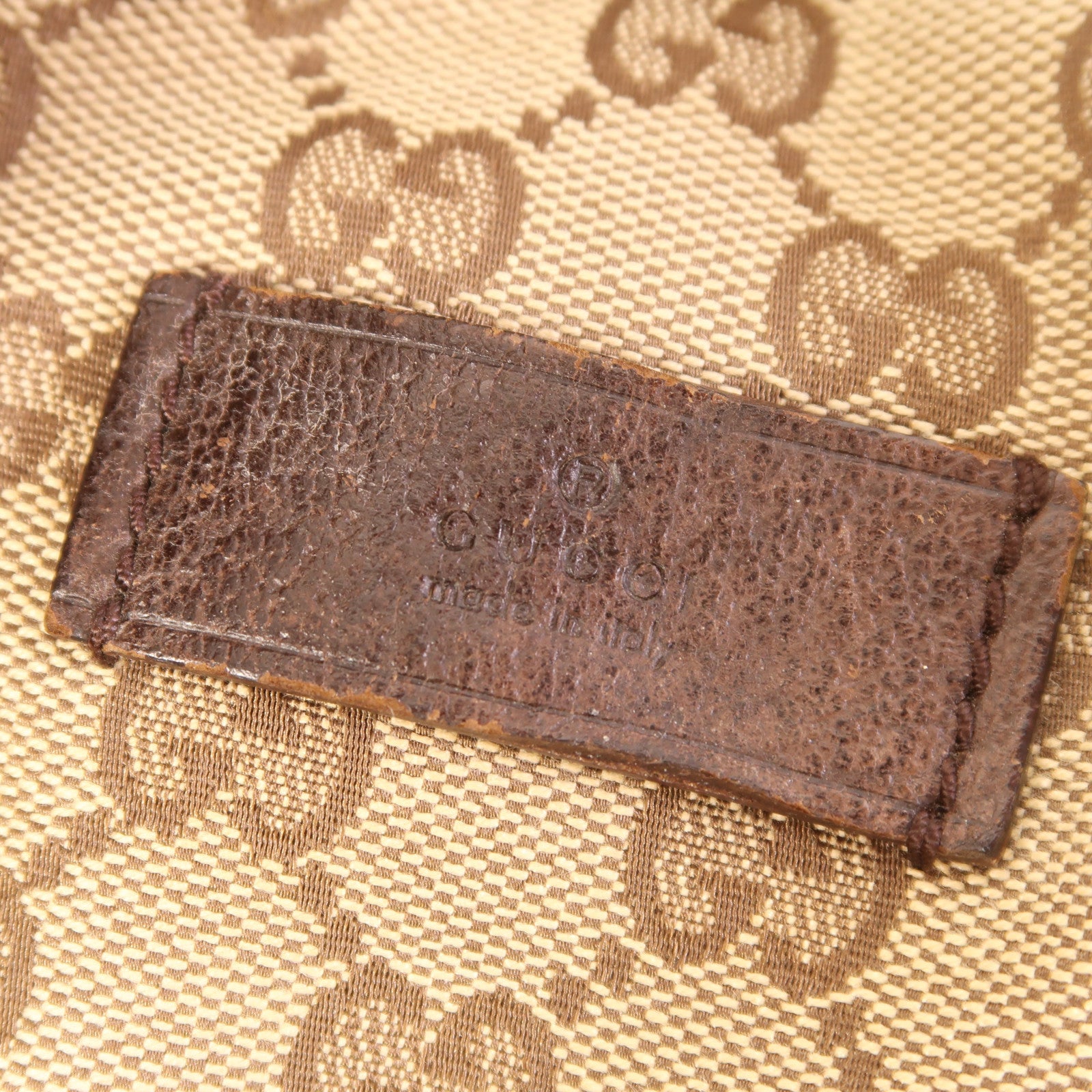 GUCCI 帆布Boston Bag肩背袋