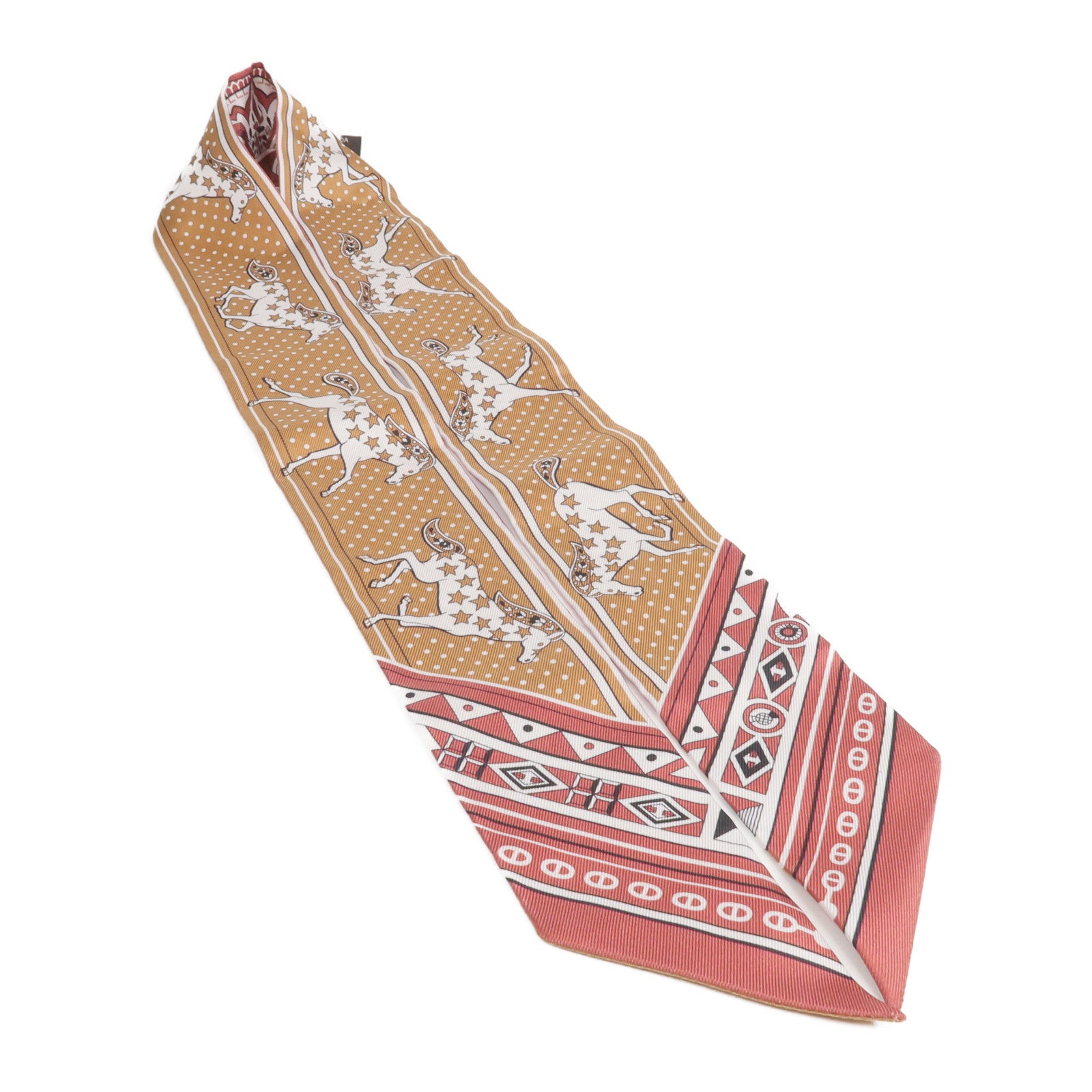 HERMES 【激減優惠】絲質Twilly絲巾