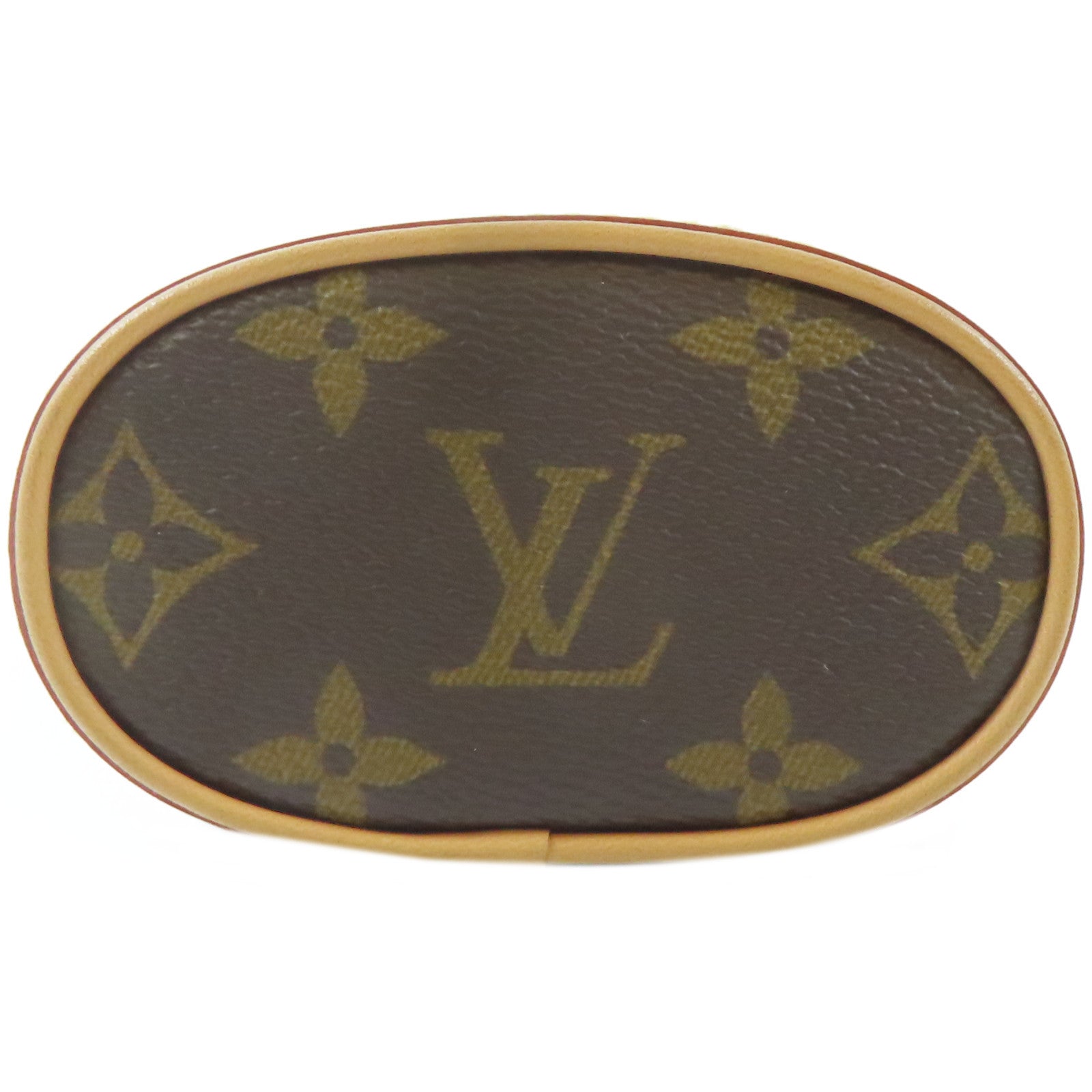 LOUIS VUITTON 【激減優惠】Monogram Fold Me Pouch金扣肩背袋啡色