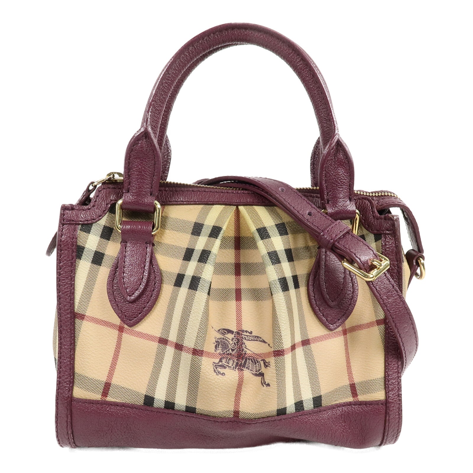 BURBERRY 牛皮皮革2 Way Shoulder Bag手挽肩背兩用袋