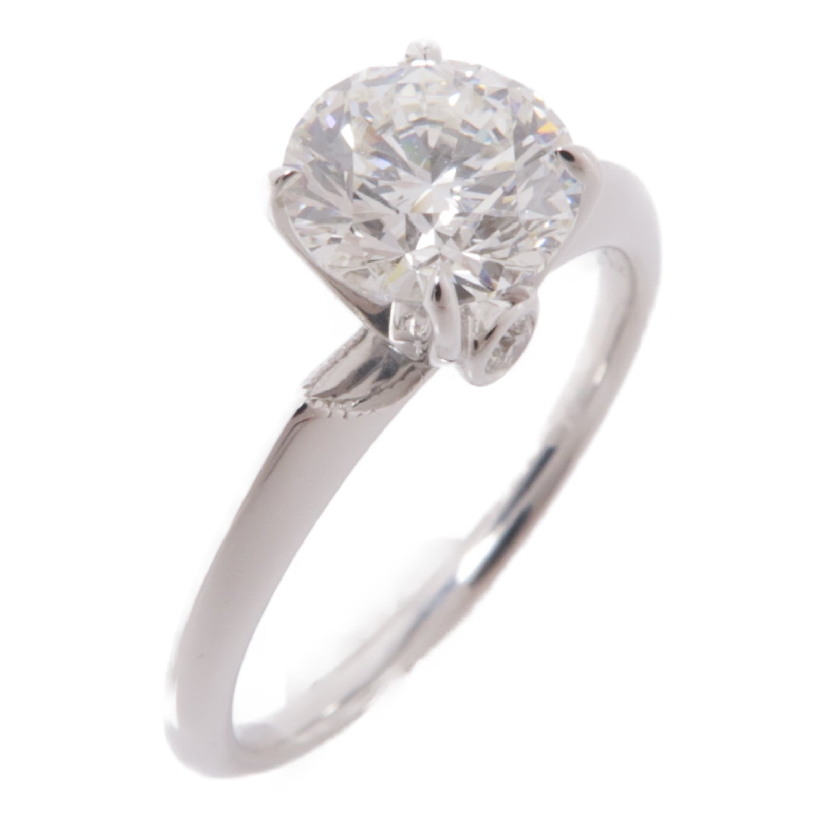 JEWELRY 【激減優惠】18K白金Diamond Ring鑽石戒指US#4.75