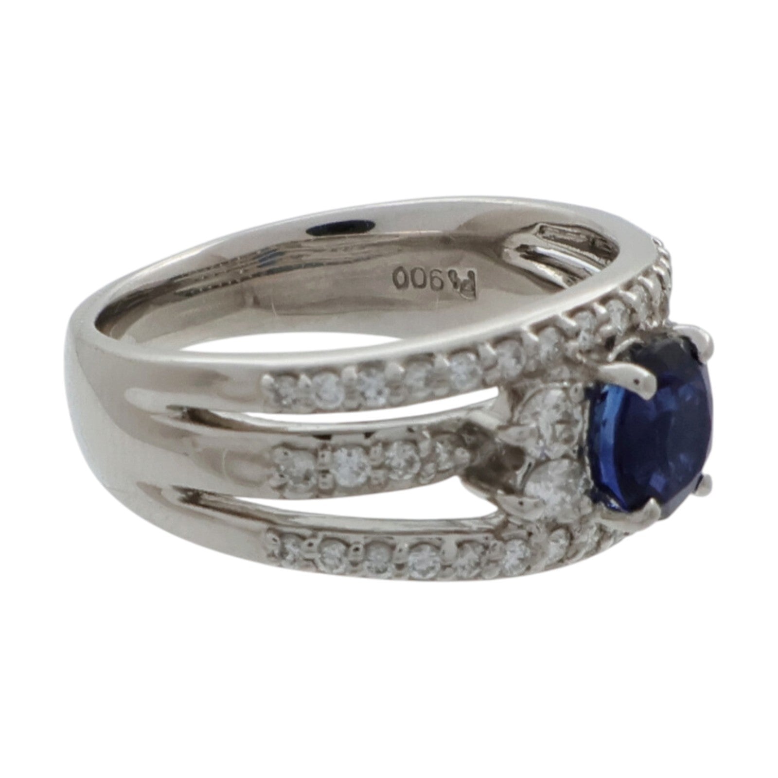 JEWELRY PT900鉑金/藍寶石Sapphire鑽石戒指