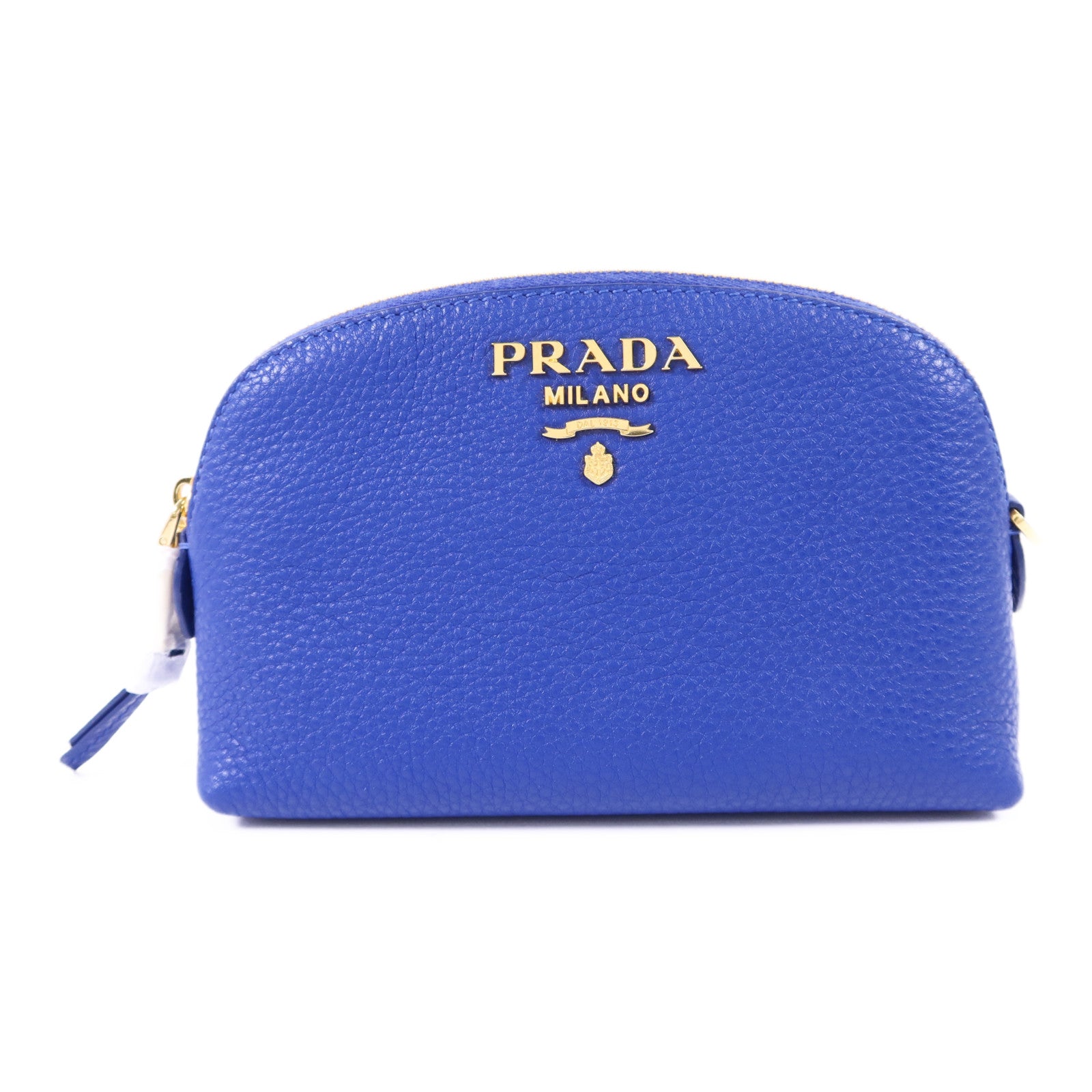 PRADA 牛皮皮革Pouch金扣手拿包