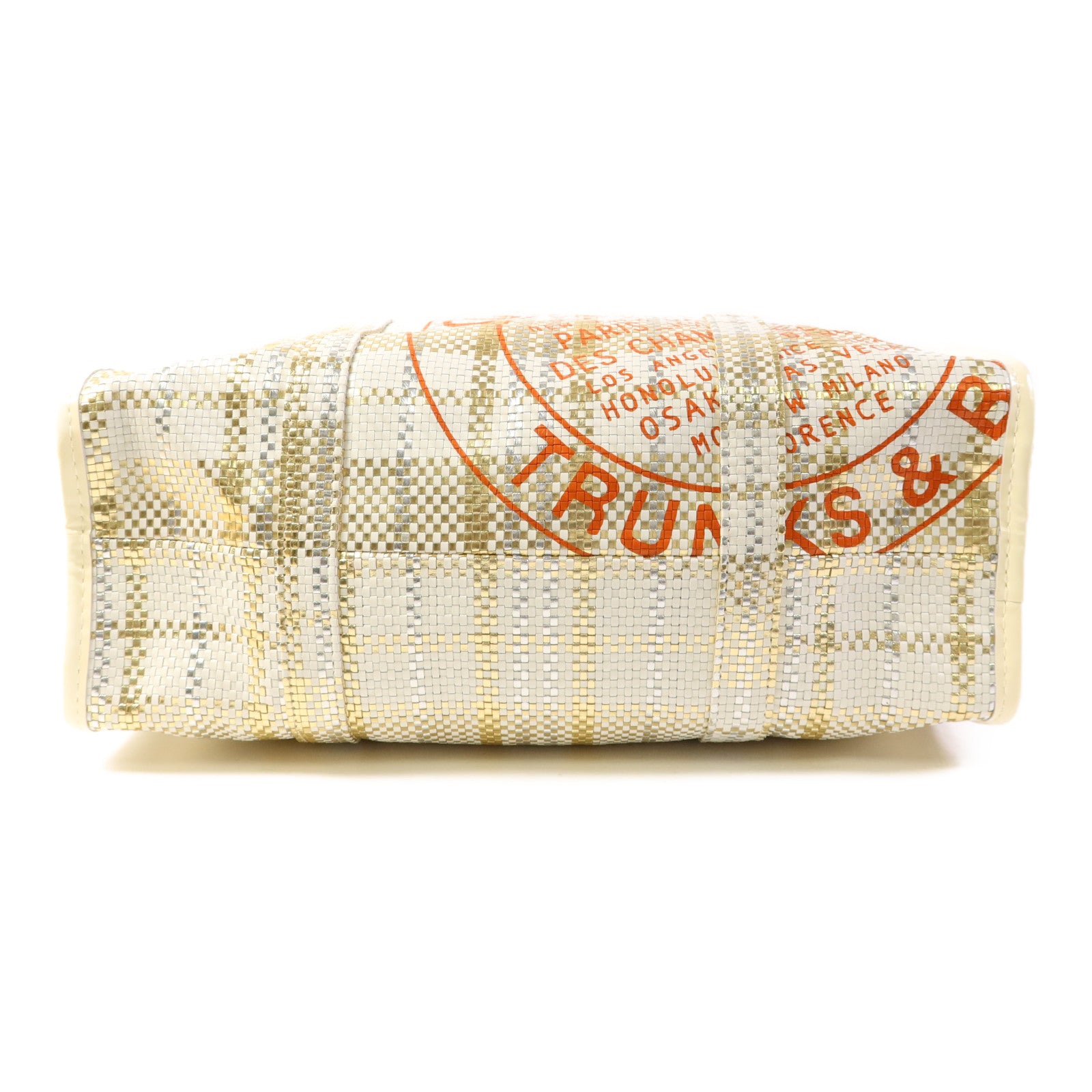 LOUIS VUITTON 皮革Street Shopper PM金扣手挽袋