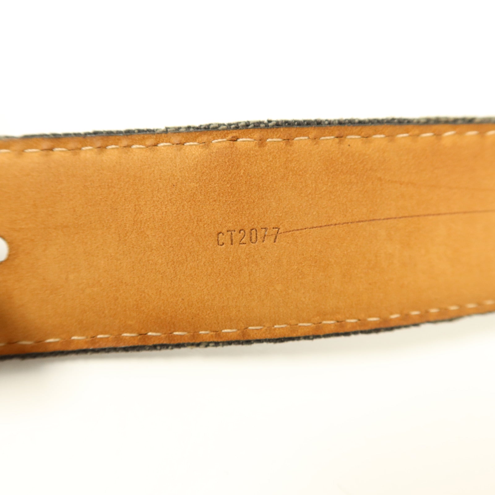 LOUIS VUITTON Monogram Denim Ceinture Belt皮帶