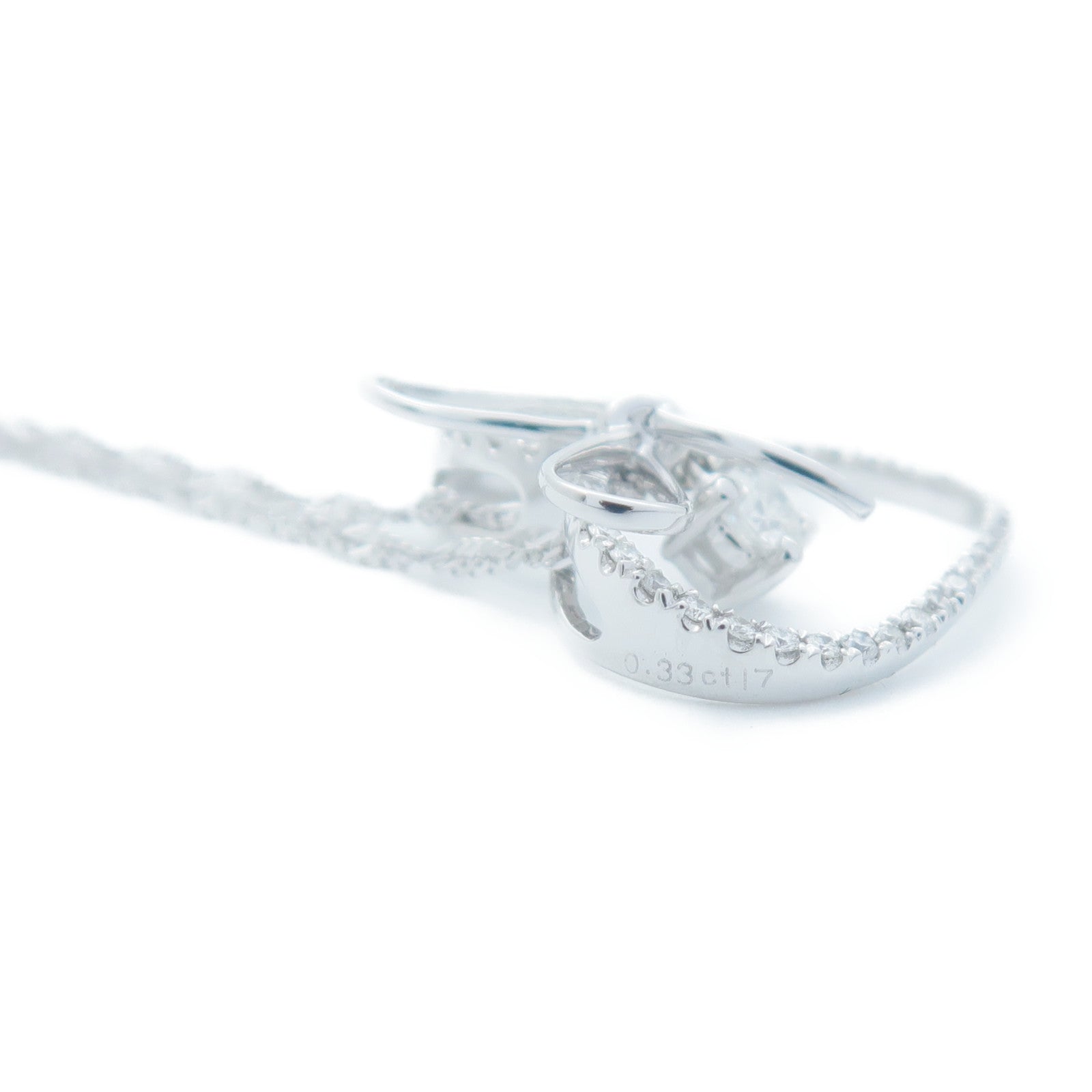 JEWELRY 18K白金Diamond Necklace鑽石項鍊