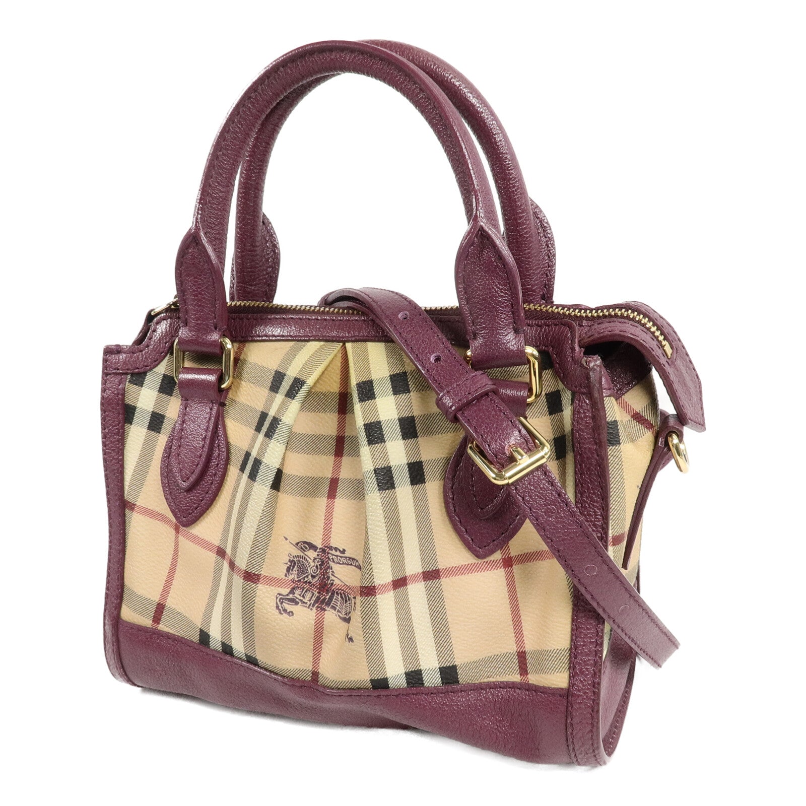 BURBERRY 牛皮皮革2 Way Shoulder Bag手挽肩背兩用袋