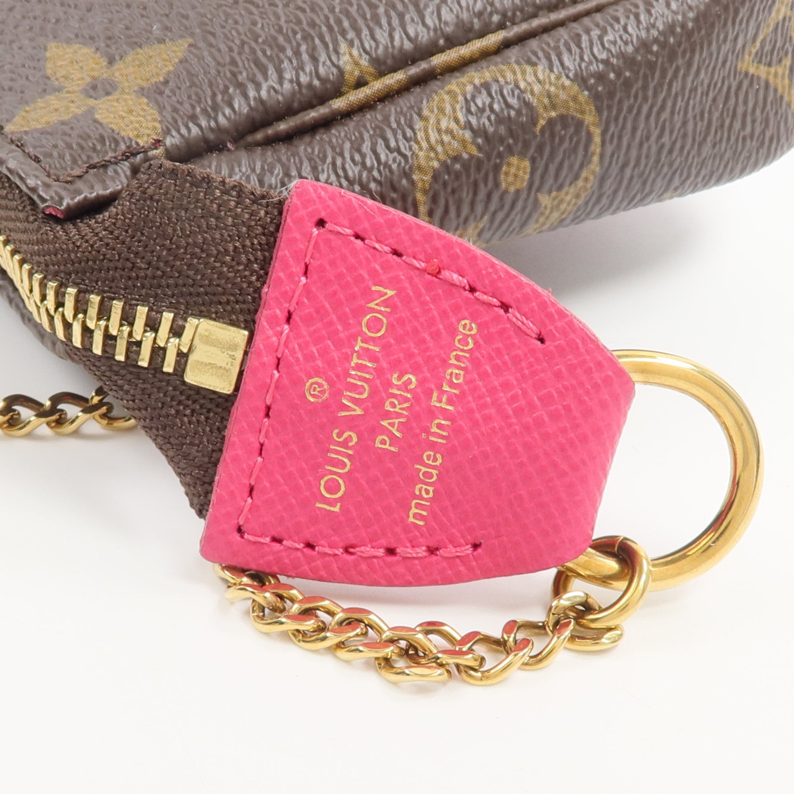 LOUIS VUITTON Monogram Vivienne Accessories Pouch鏈帶手拿包