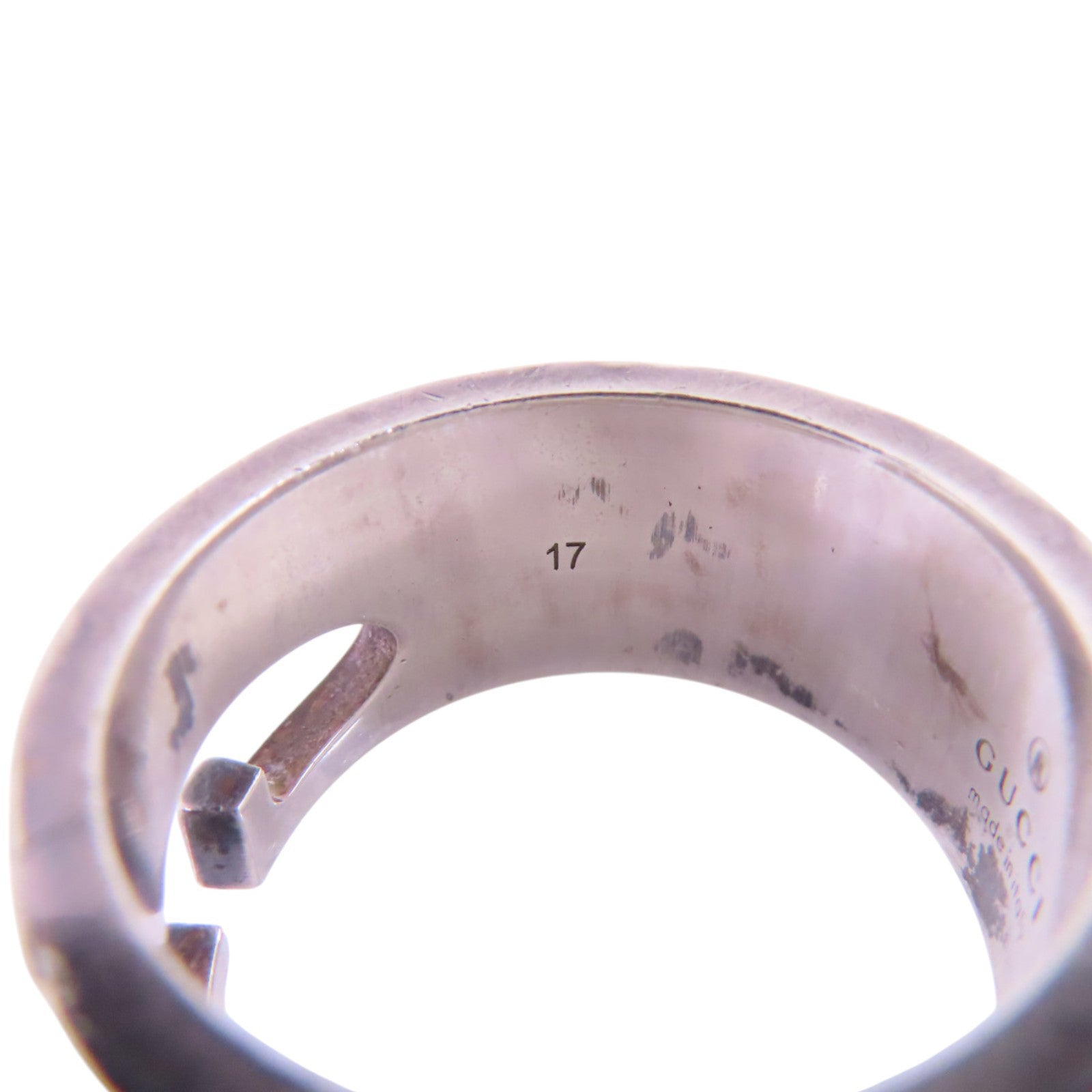 GUCCI 925純銀Silver Ring戒指#17/US#7.5